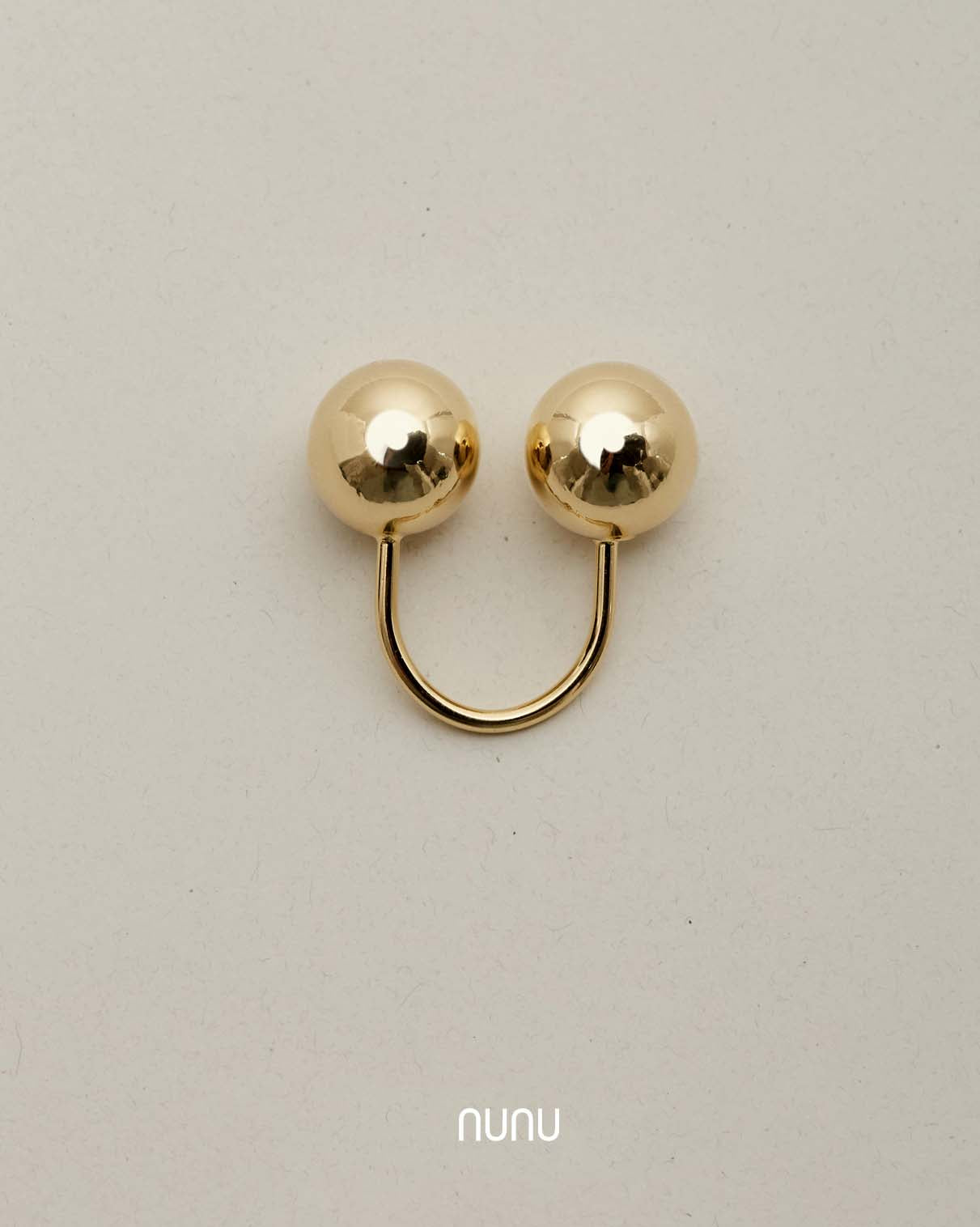 Anillo Twin Balls - NUNU BARCELONA