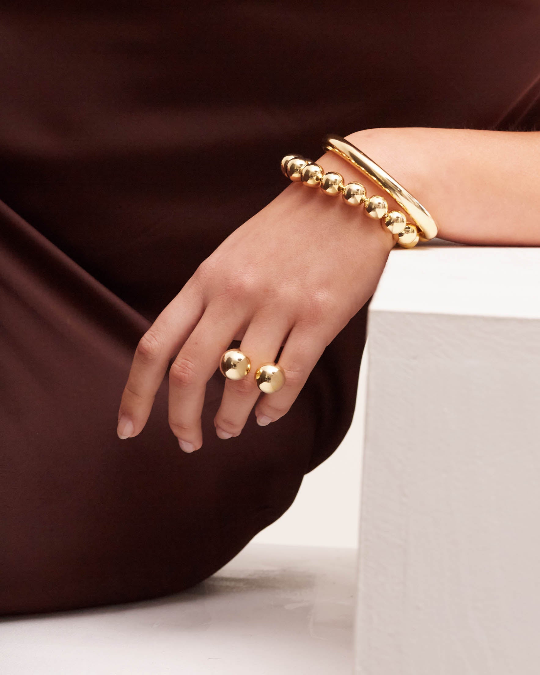 Anillo Twin Balls - NUNU BARCELONA