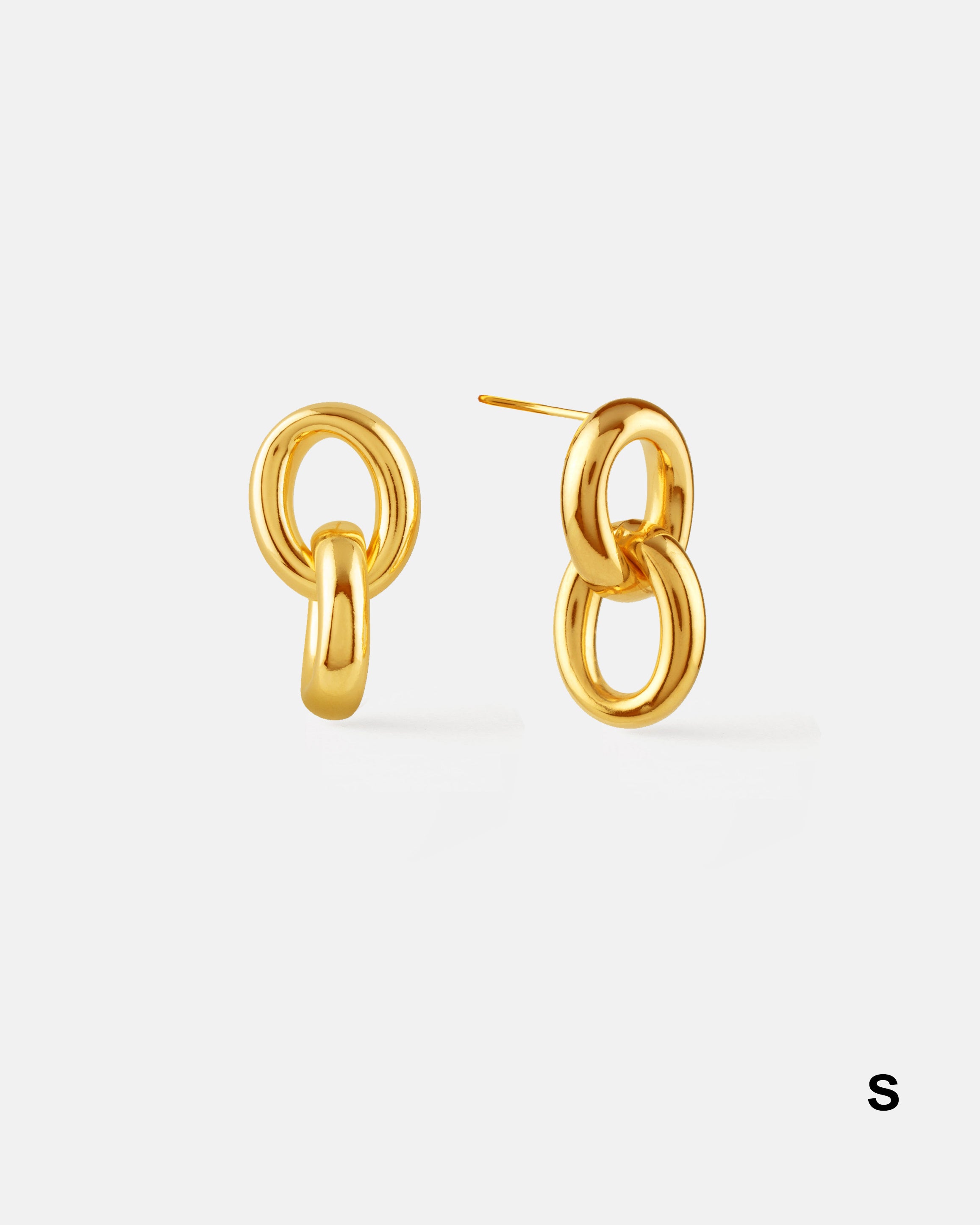 Pendientes Oval Links II - NUNU BARCELONA