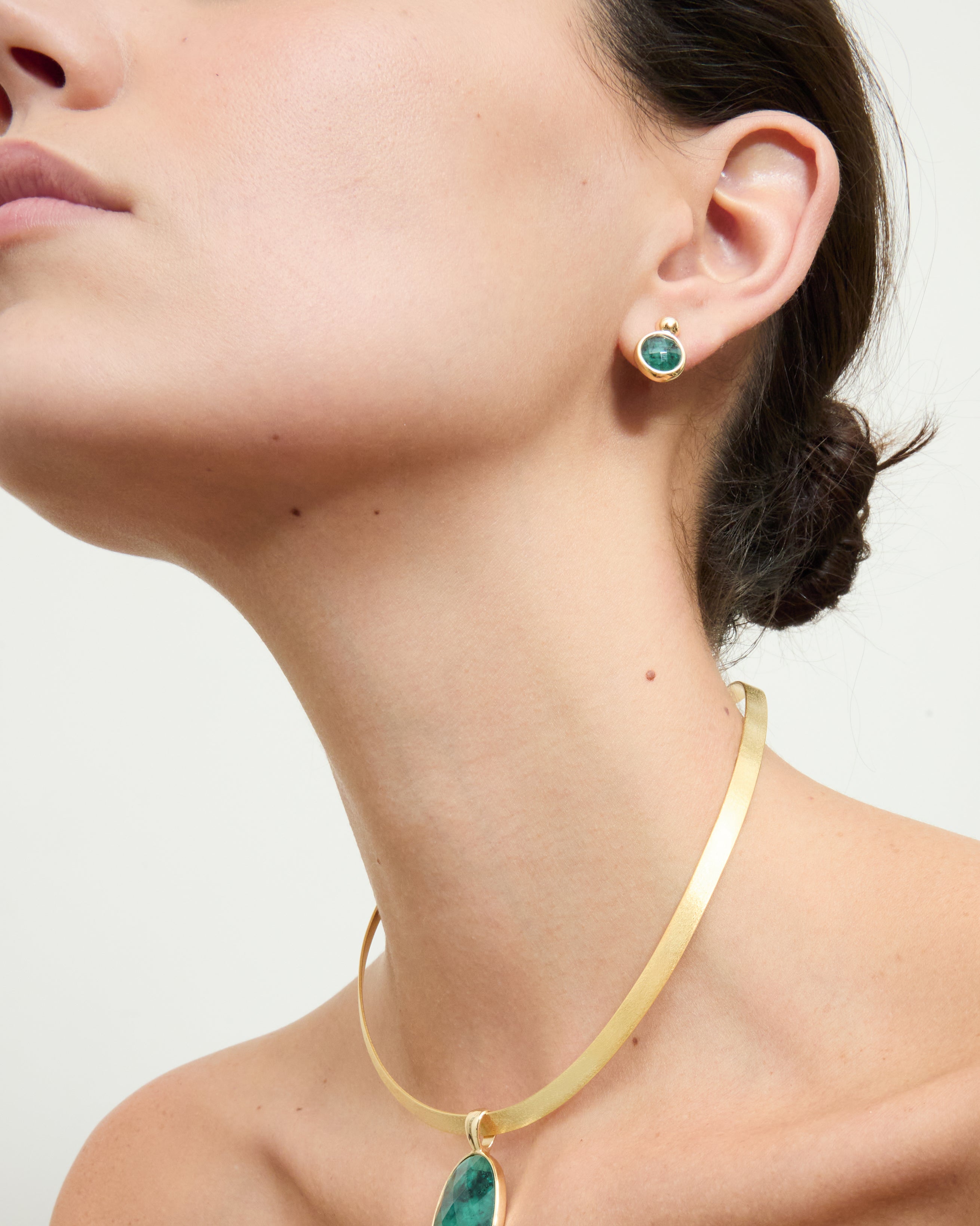 Pendientes Little Emerald - NUNU BARCELONA