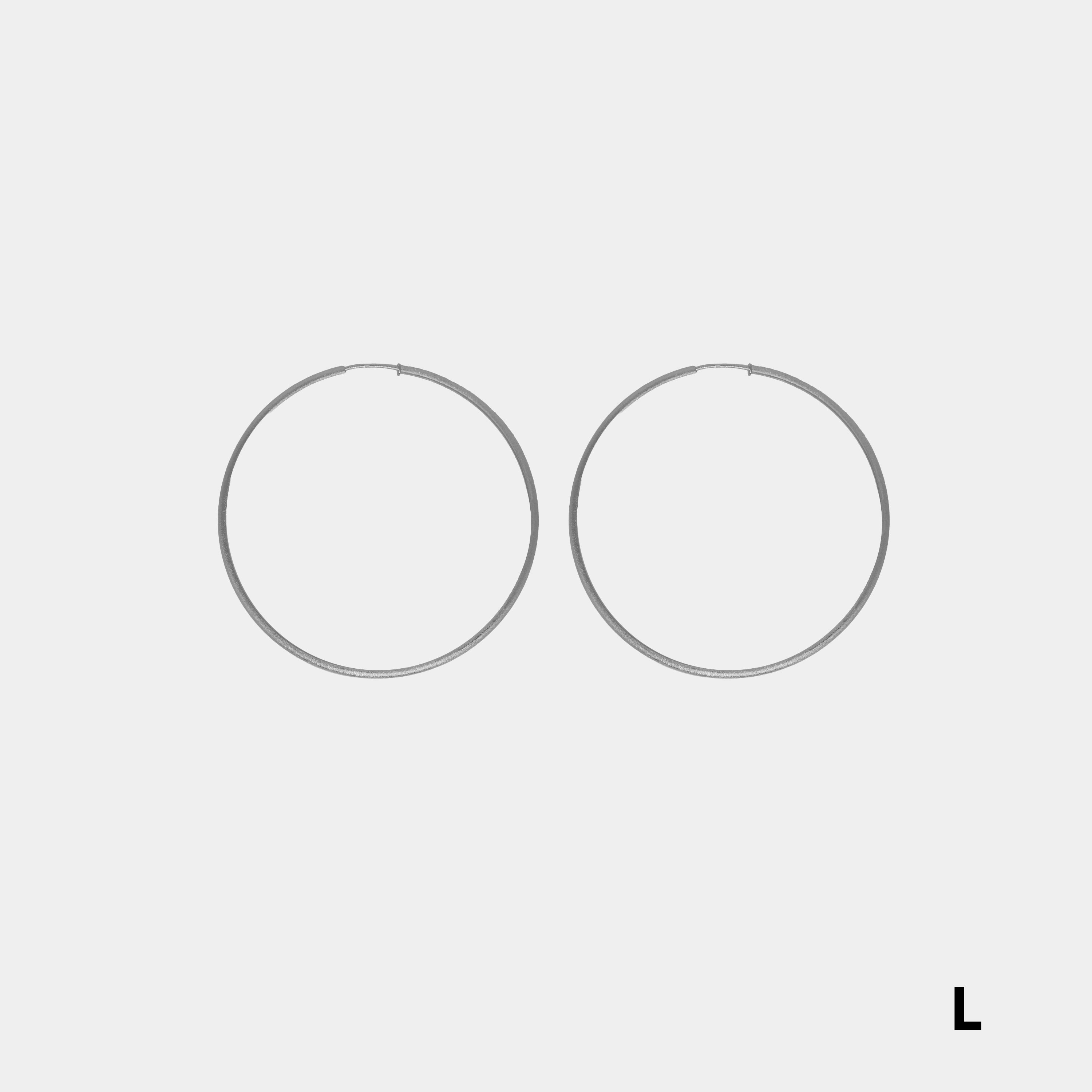 Pendientes Matt Hoops Rodio - NUNU BARCELONA