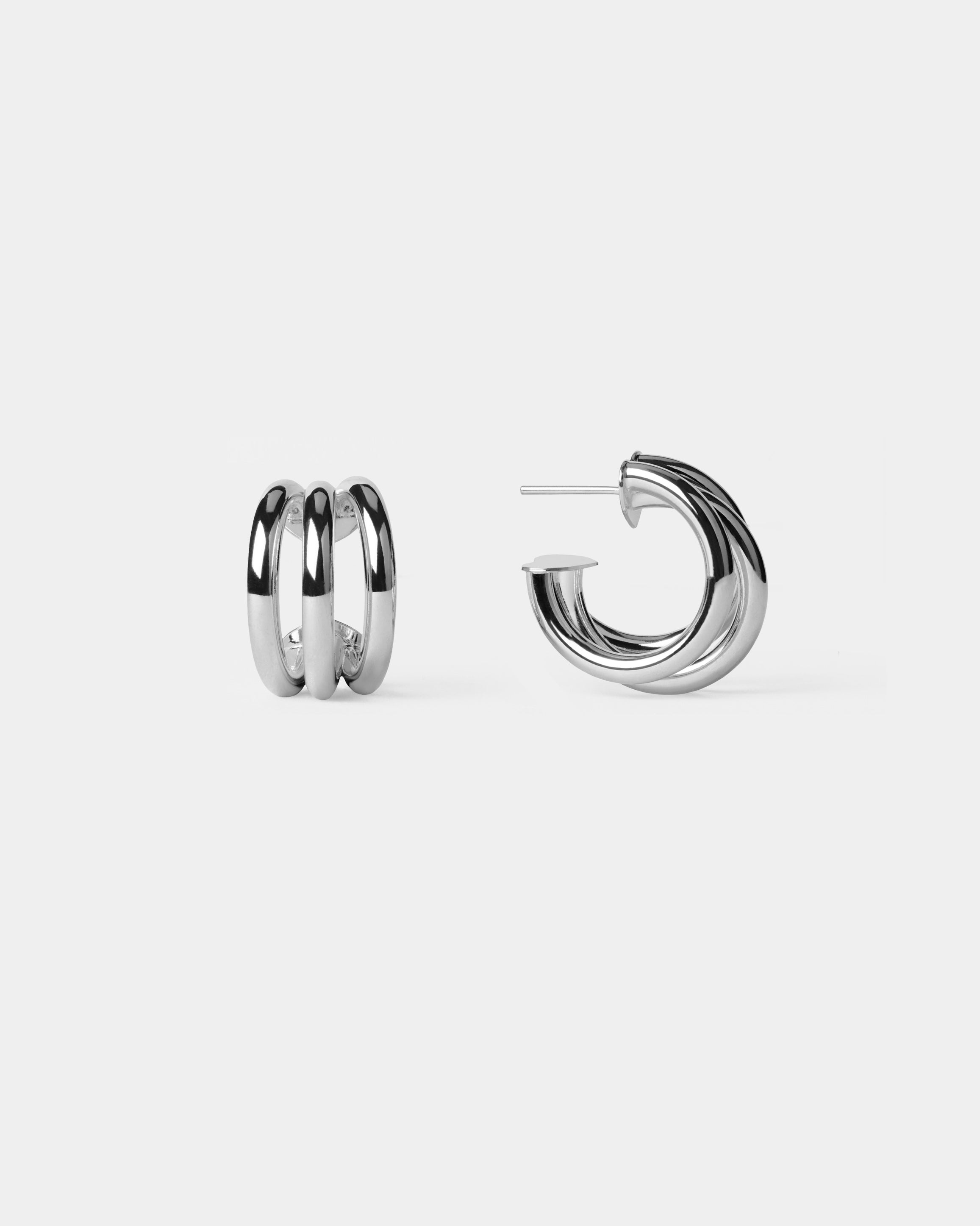 Pendientes Three Bill Small - NUNU BARCELONA