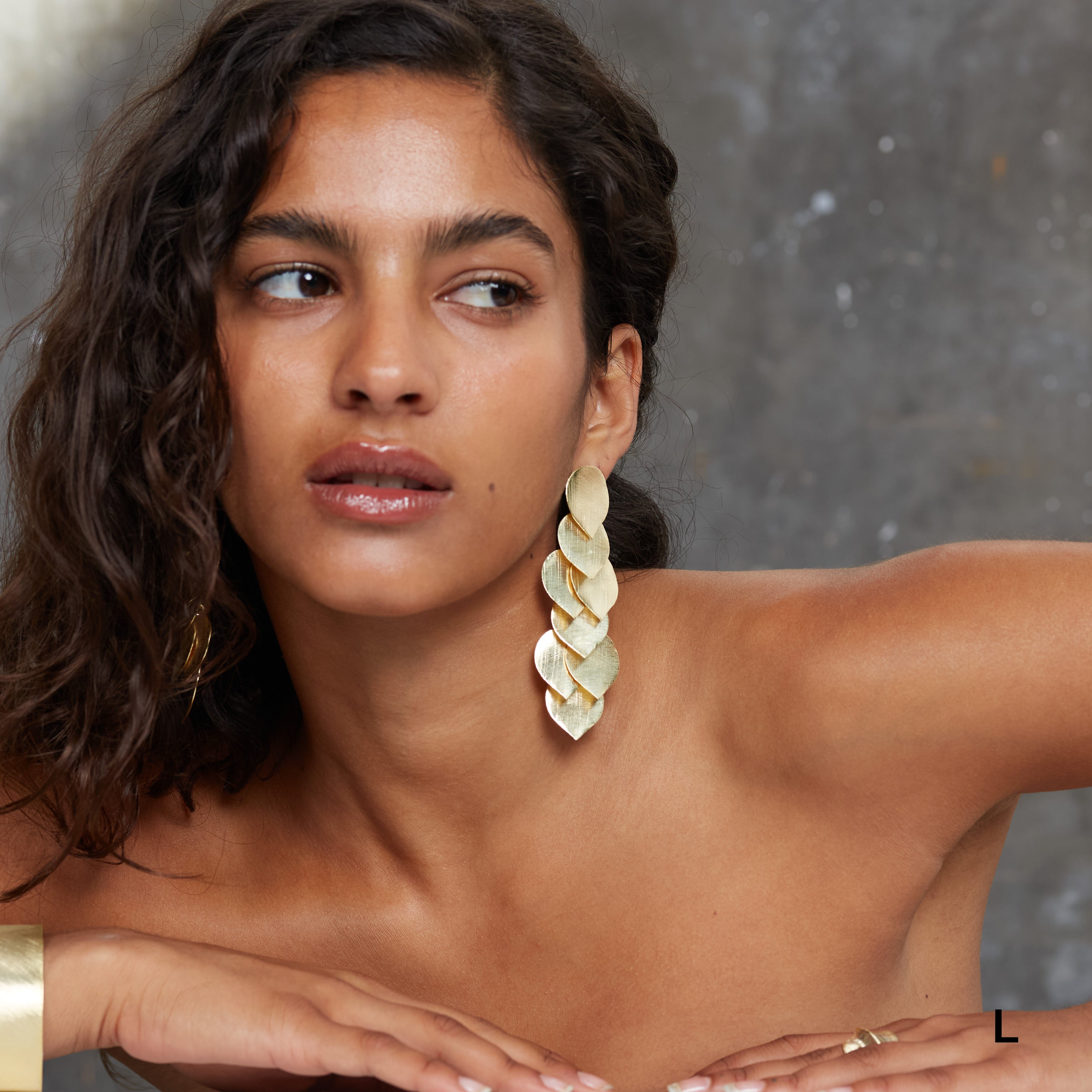 Pendientes Maxi Petals - NUNU BARCELONA