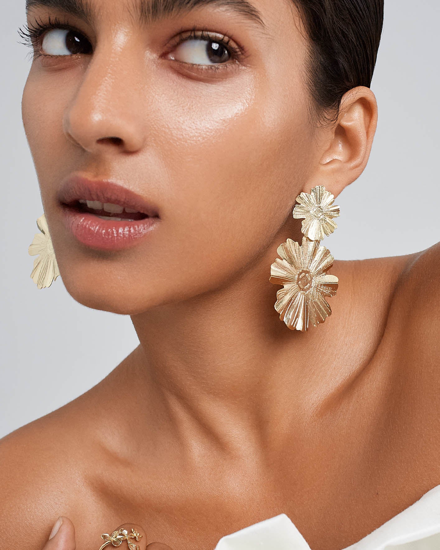 Pendientes Two Sunflower - NUNU BARCELONA