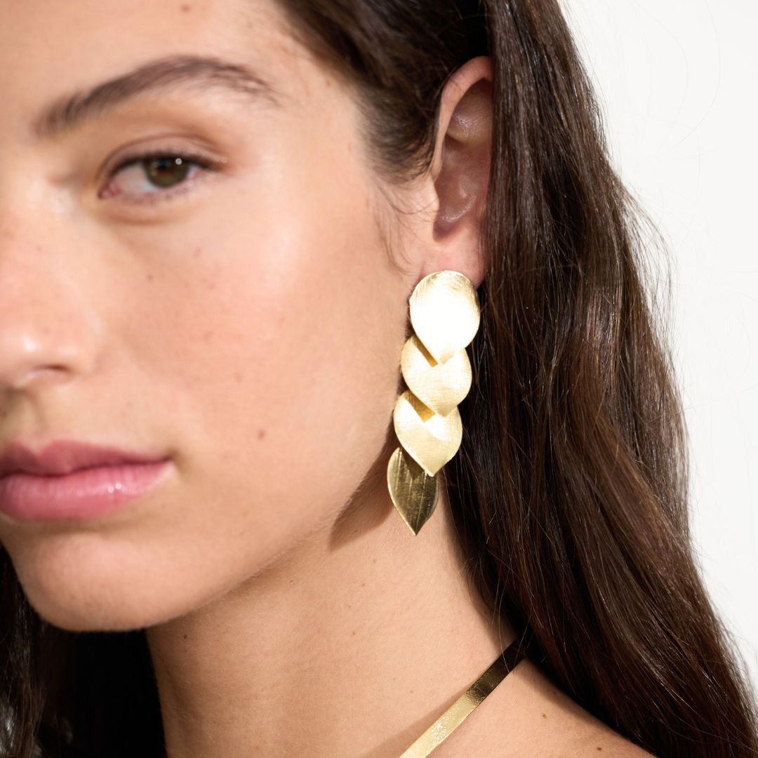 (WH) Pendientes Four Petals - NUNU BARCELONA