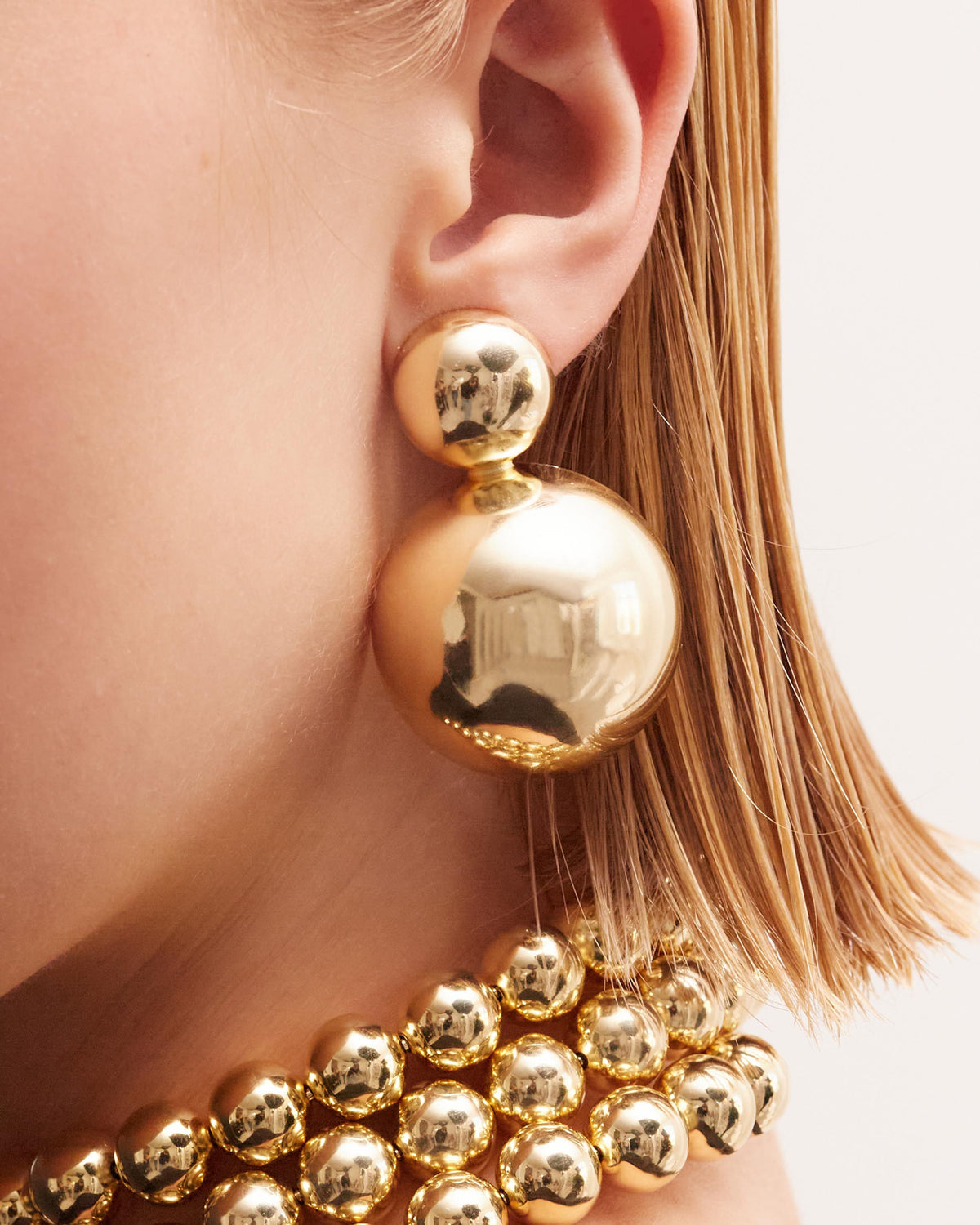 Maxi Duo Balls Earrings