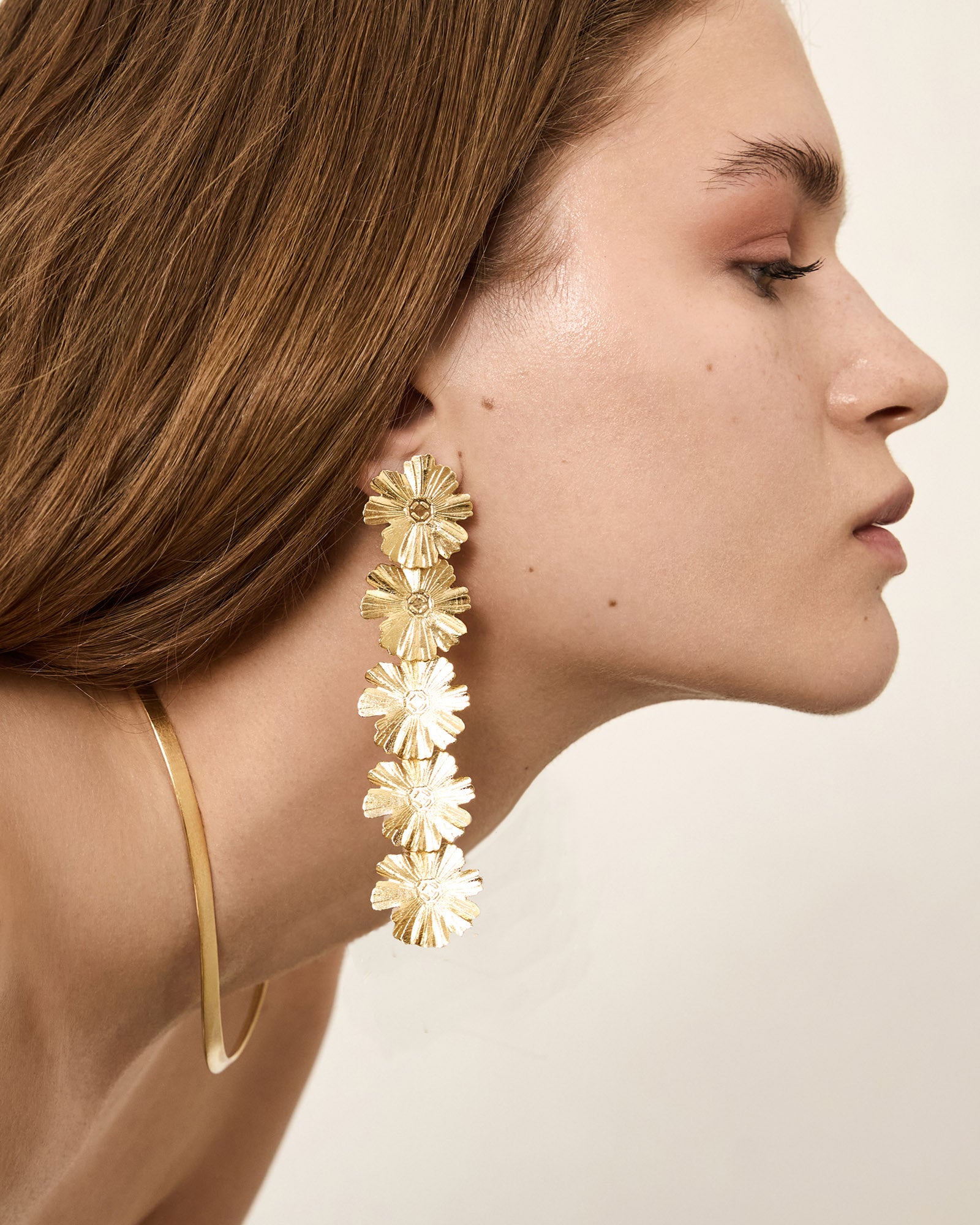 Pendientes Four Sunflowers - NUNU BARCELONA