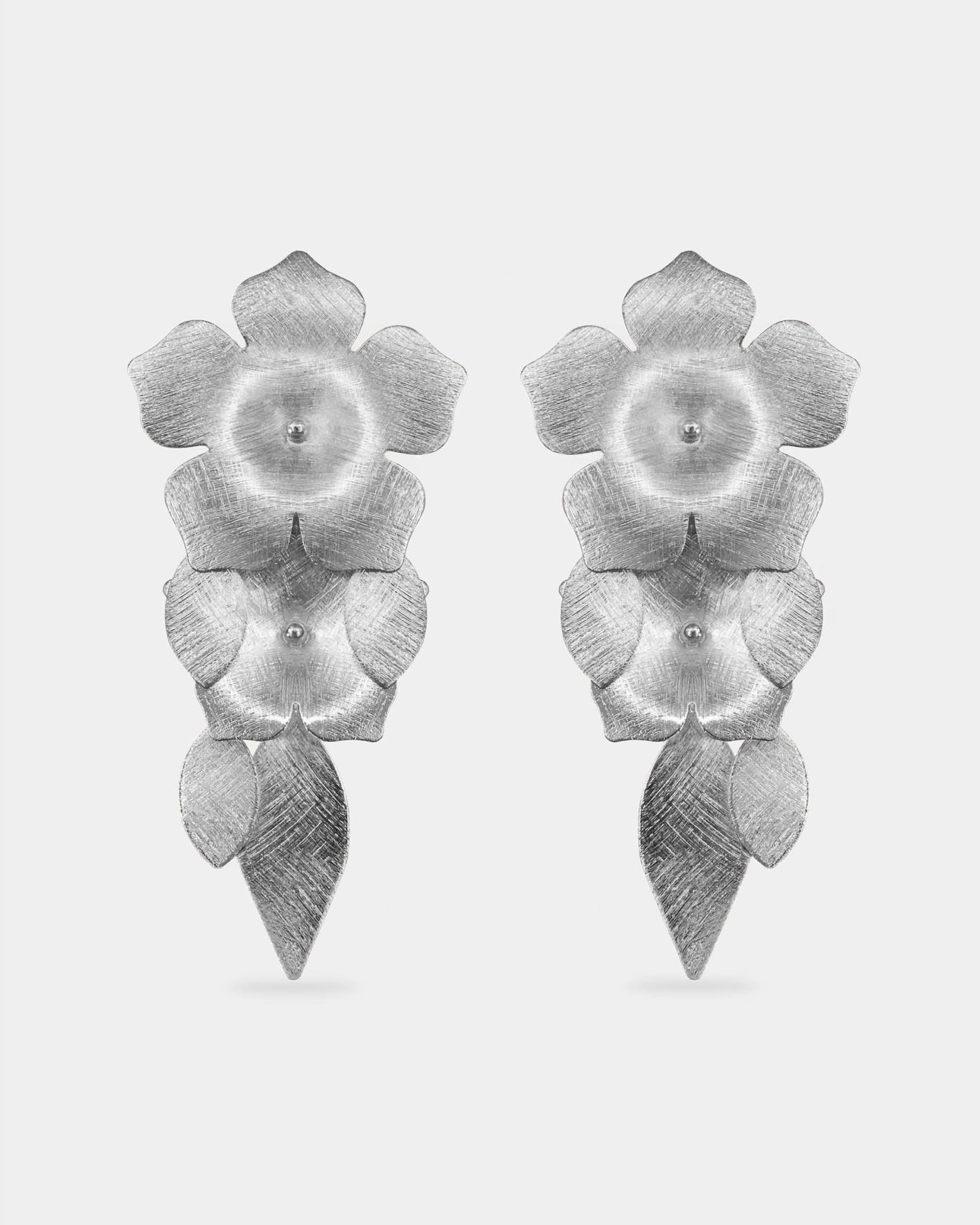Vinca & Leaves Earrings