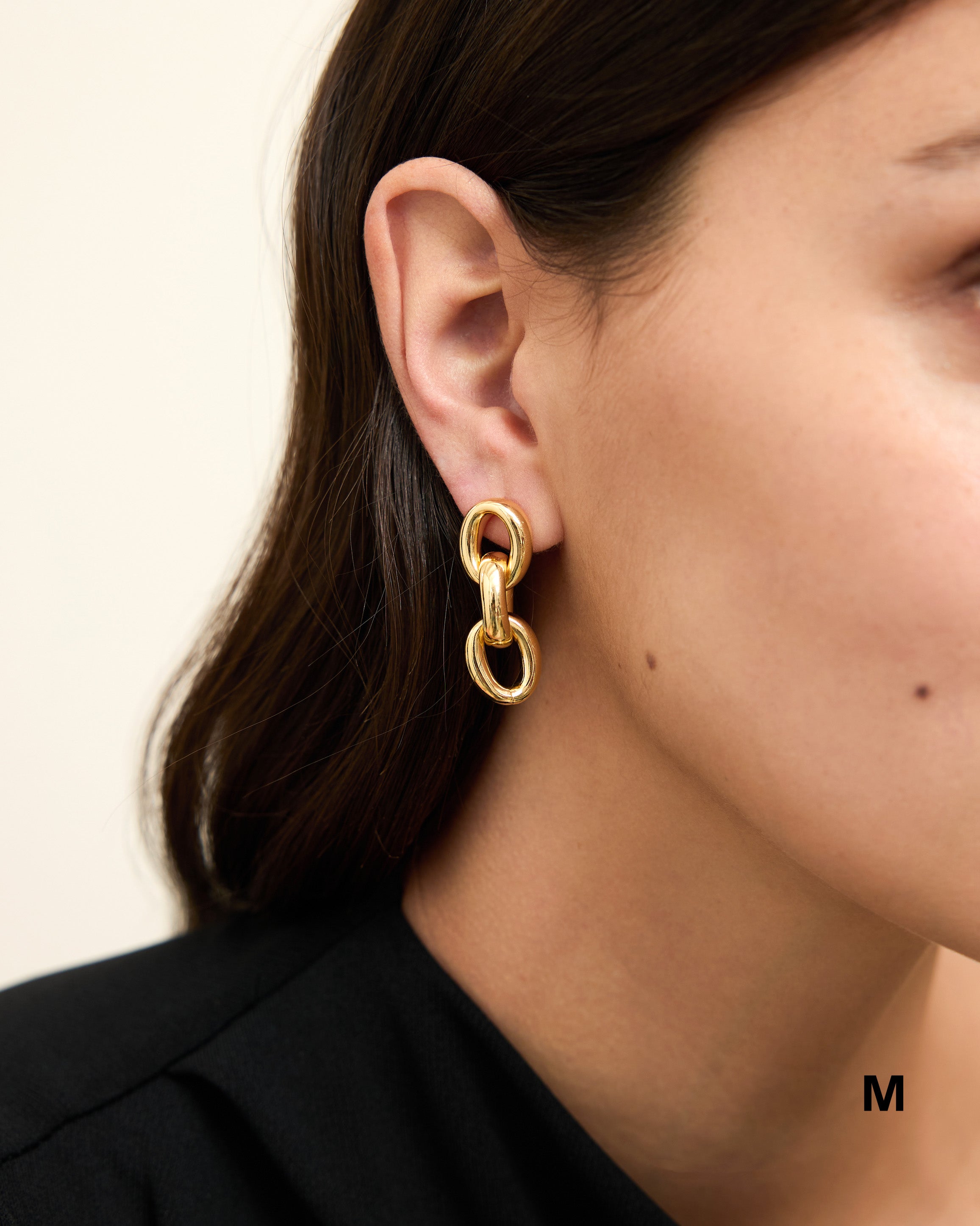 Pendientes Oval Links II - NUNU BARCELONA