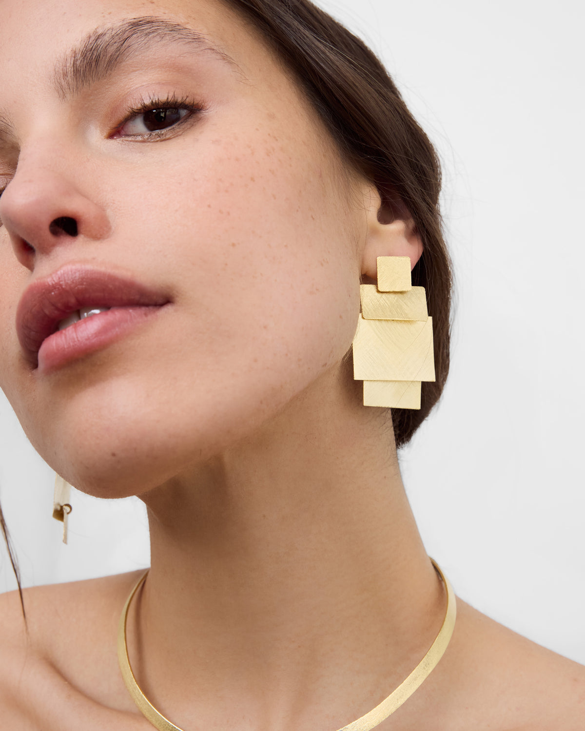 Pendientes Teja
