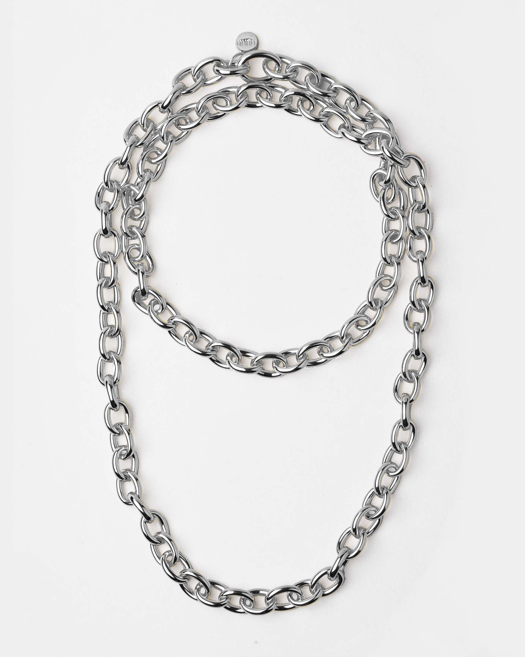 Maxi Oval Links Lock Necklace