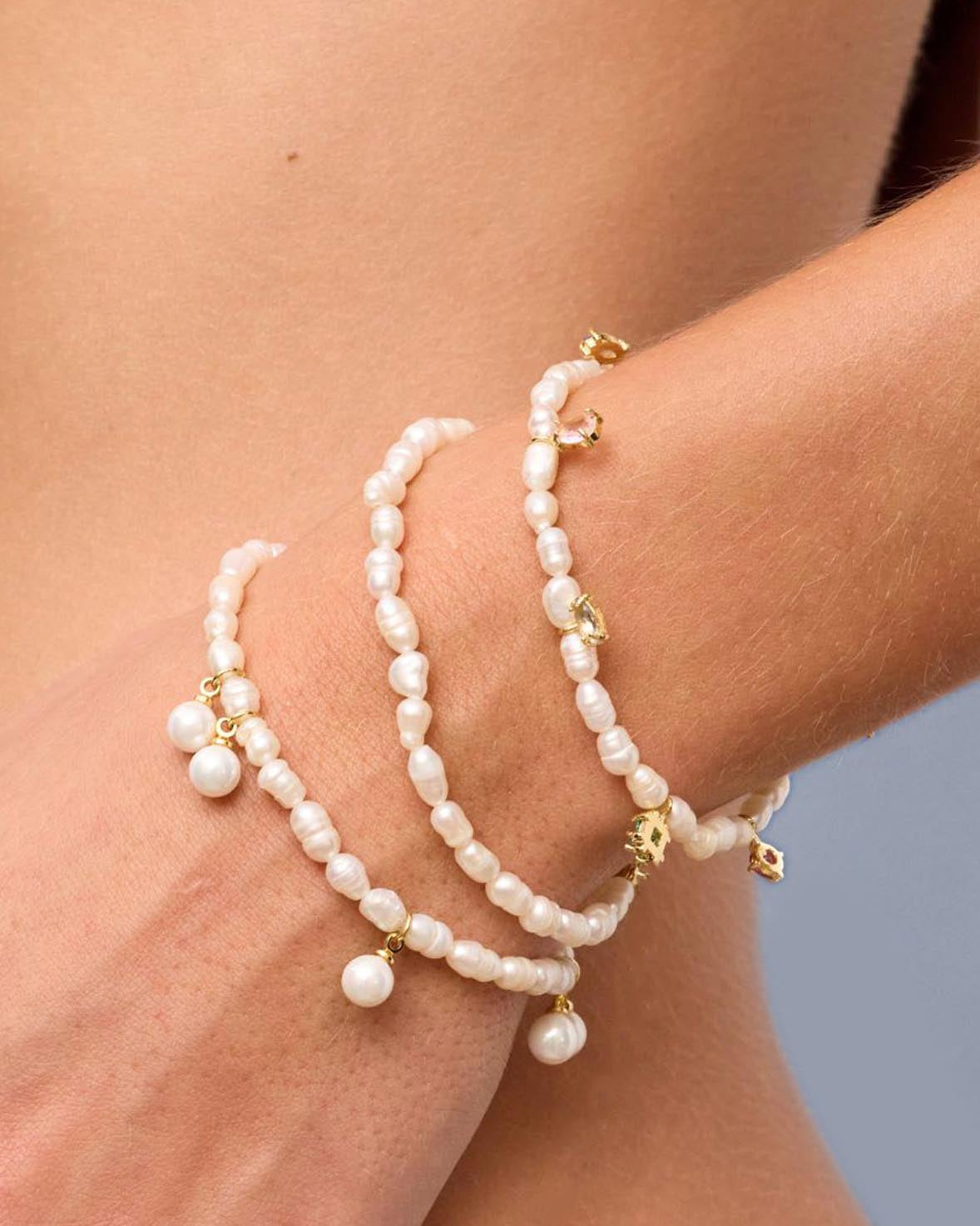 Rainbow Pearls Bracelet