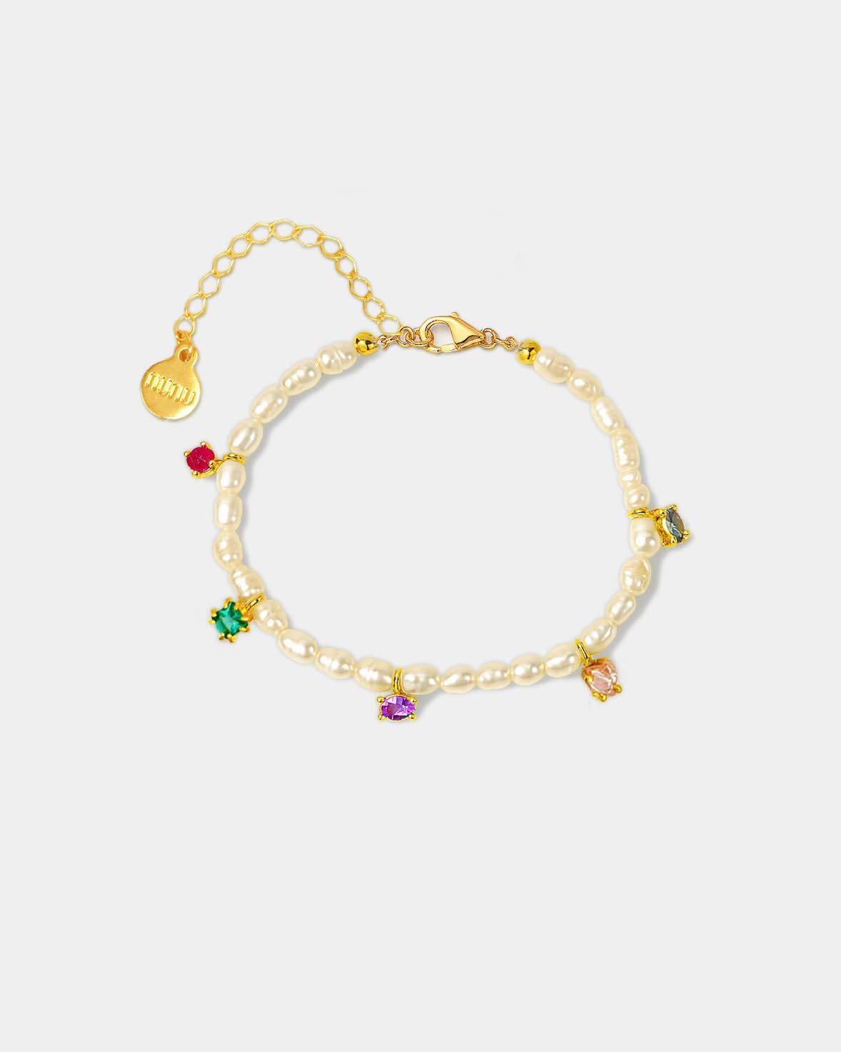 Rainbow Pearls Bracelet