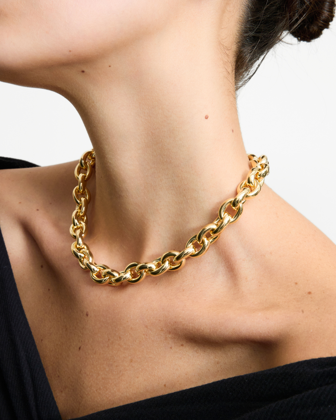 (WH) Collar Big Oval Lock