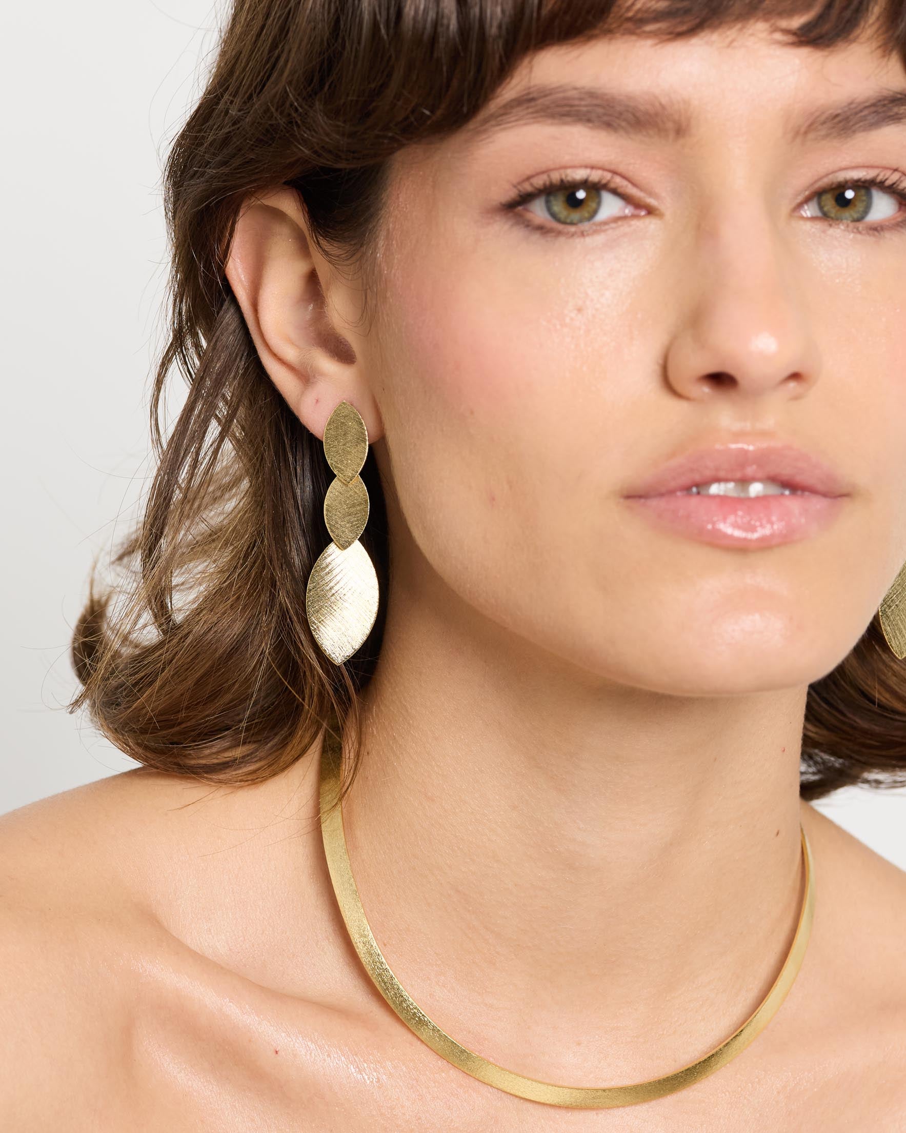 Pendientes Three Leaves
