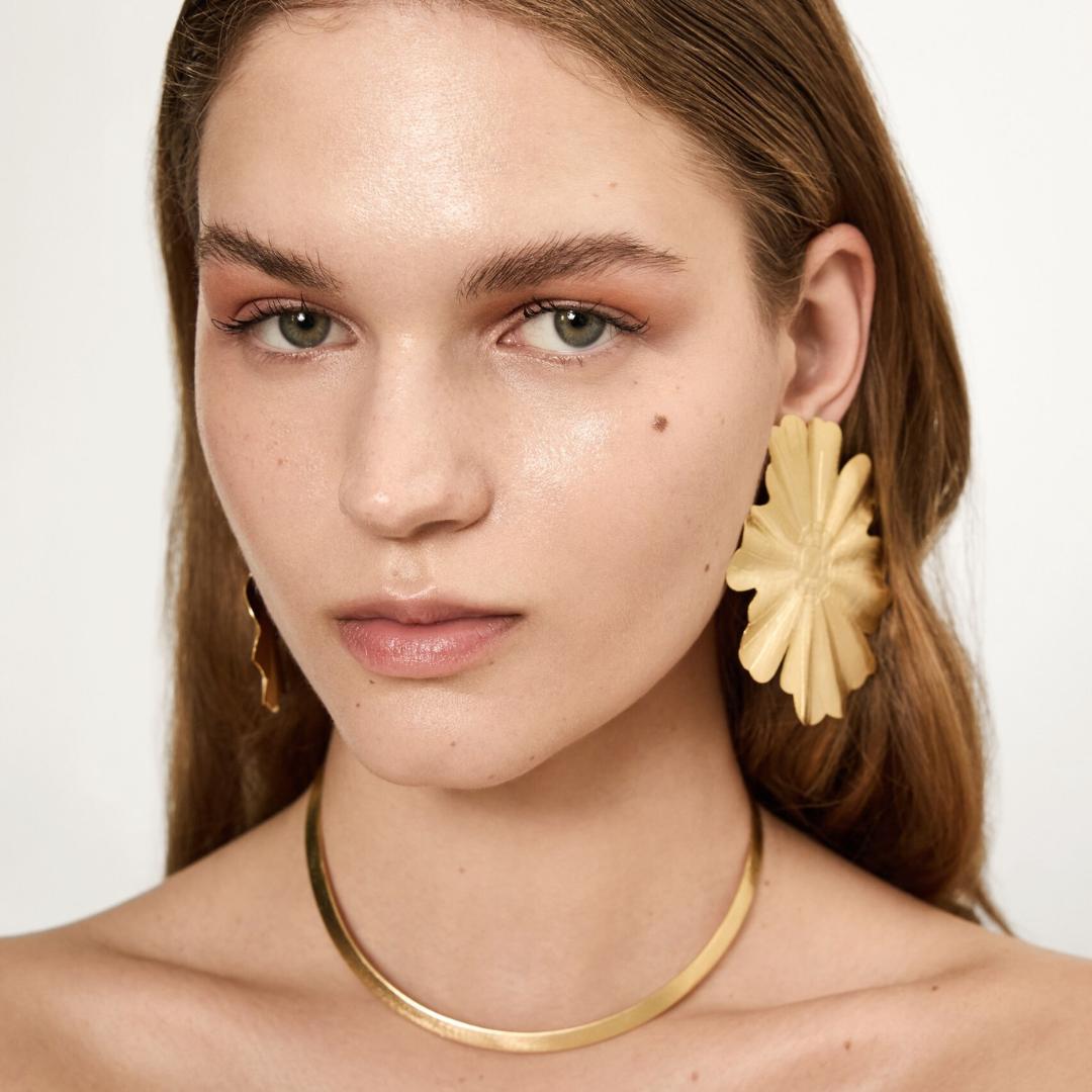 Pendientes Maxi Sunflower - NUNU BARCELONA