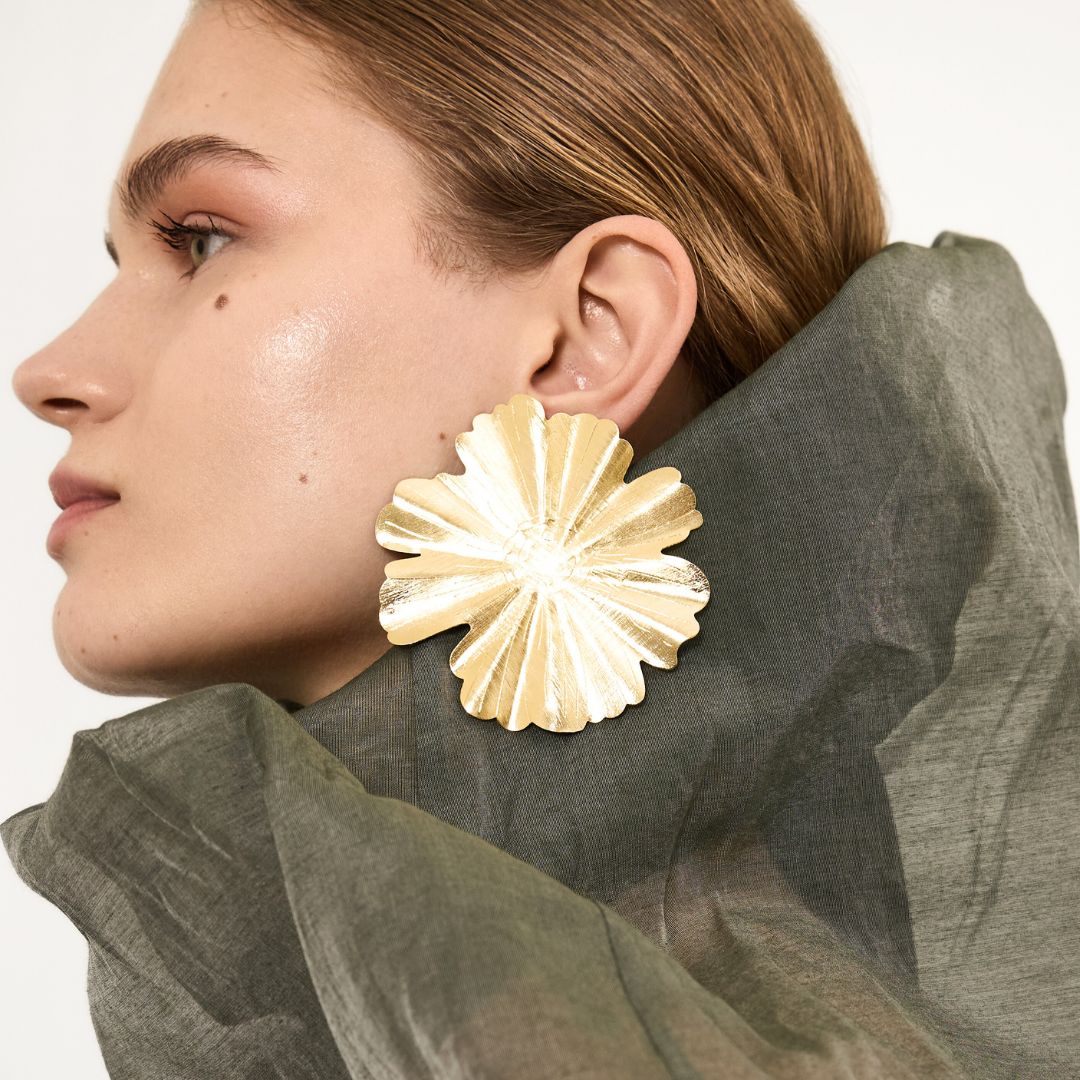 Pendientes Maxi Sunflower - NUNU BARCELONA