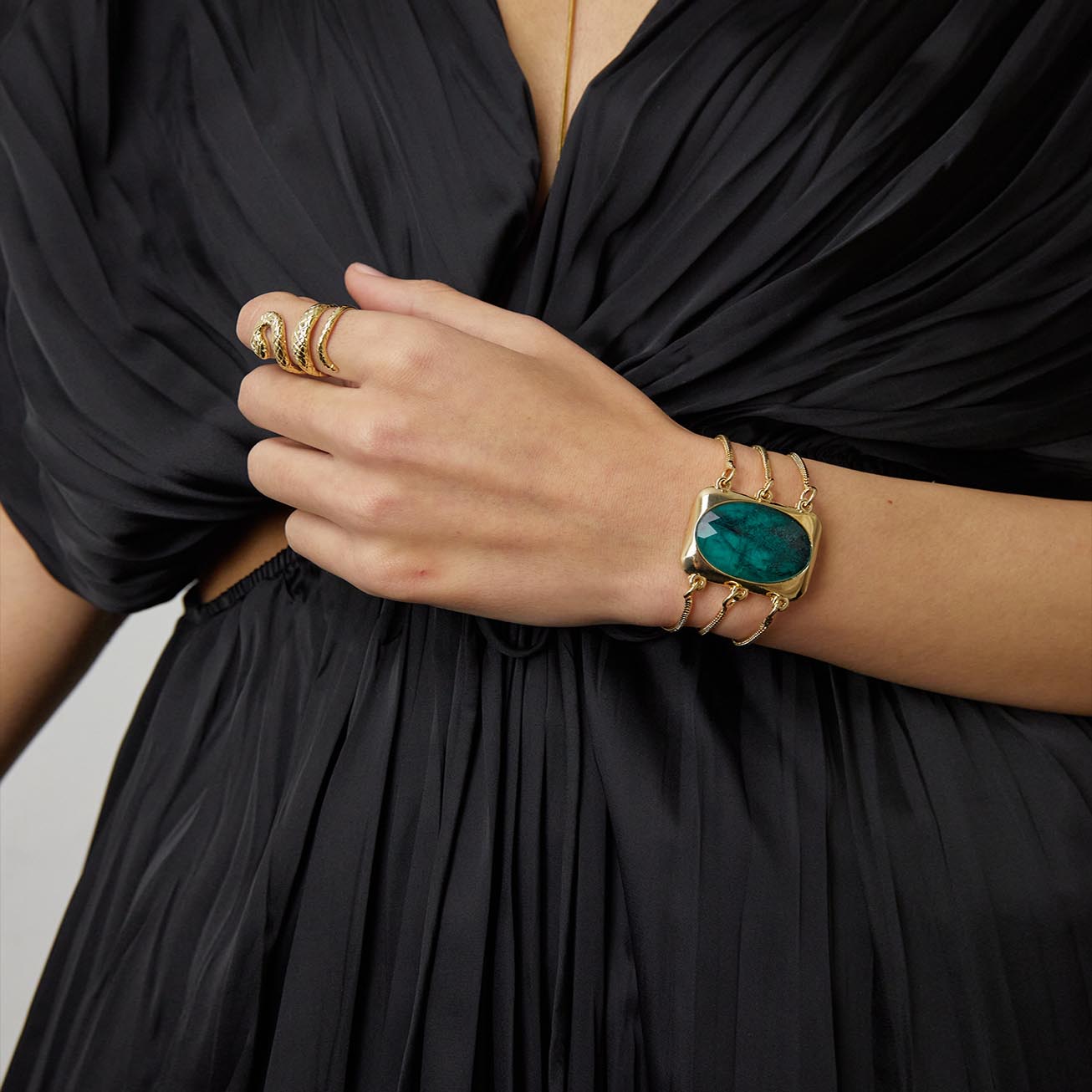 Pulsera Twenties Emerald - NUNU BARCELONA