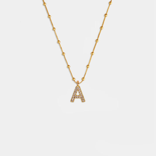 Shine Letter necklace