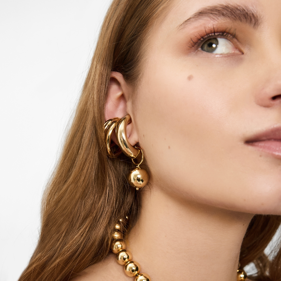 Pendientes Half Bill & Ball