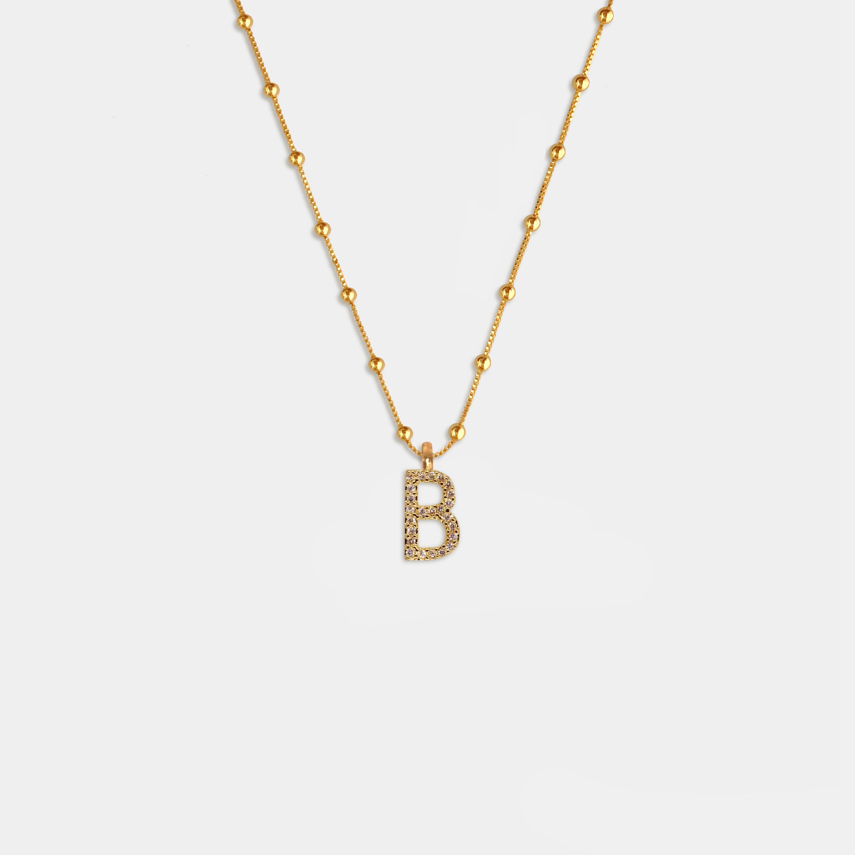 (WH) Collar Shine Letter