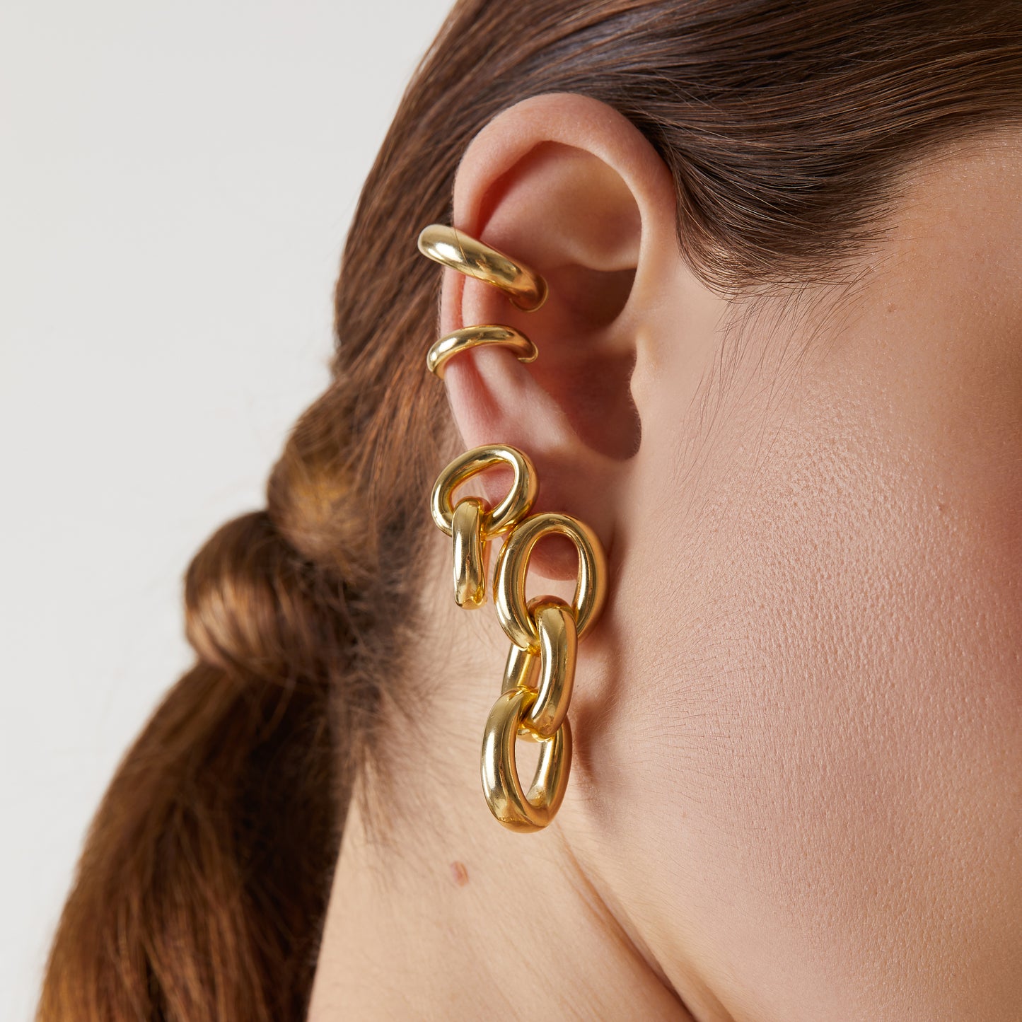 Oval Links Earrings