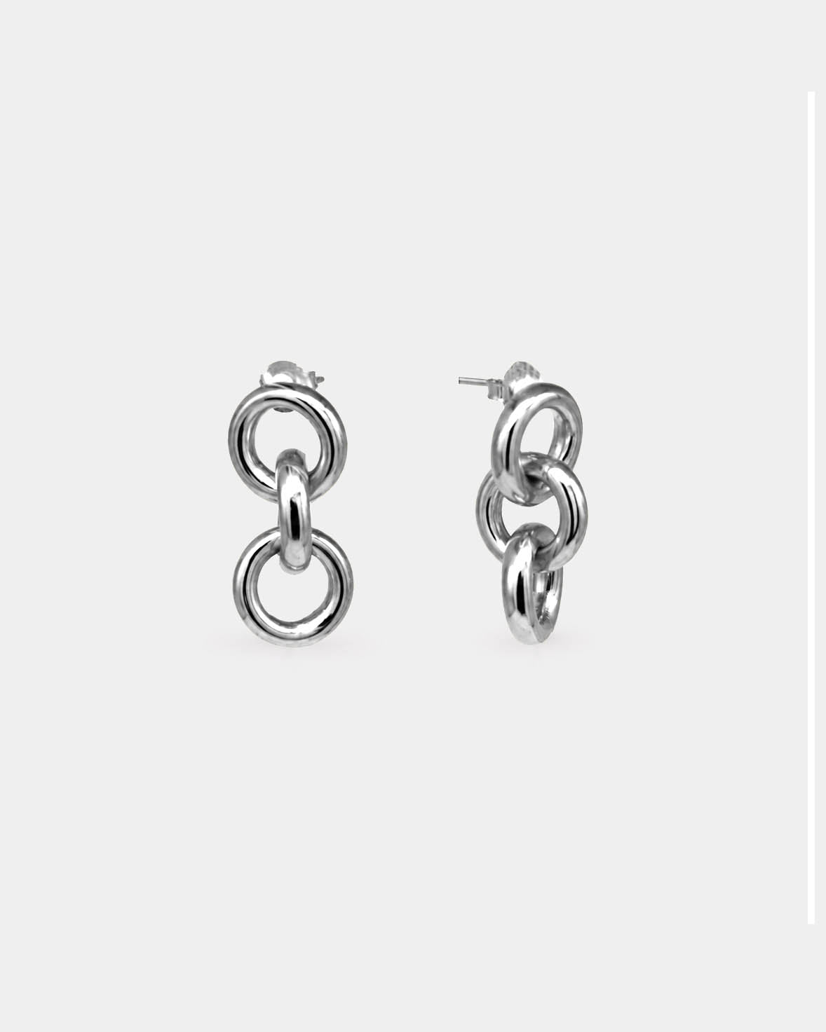 Pendientes Round Links II