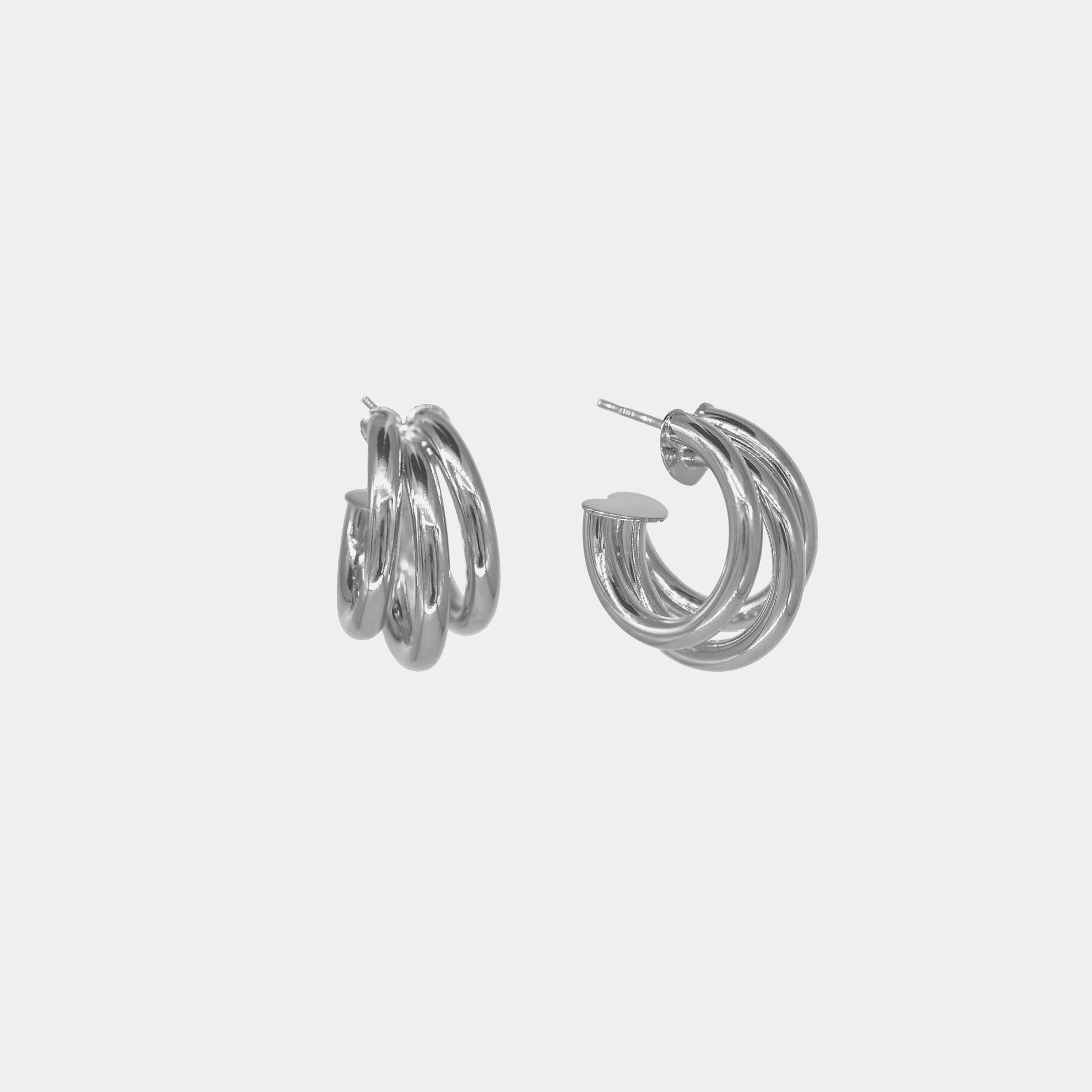 Pendientes Three Bill Small