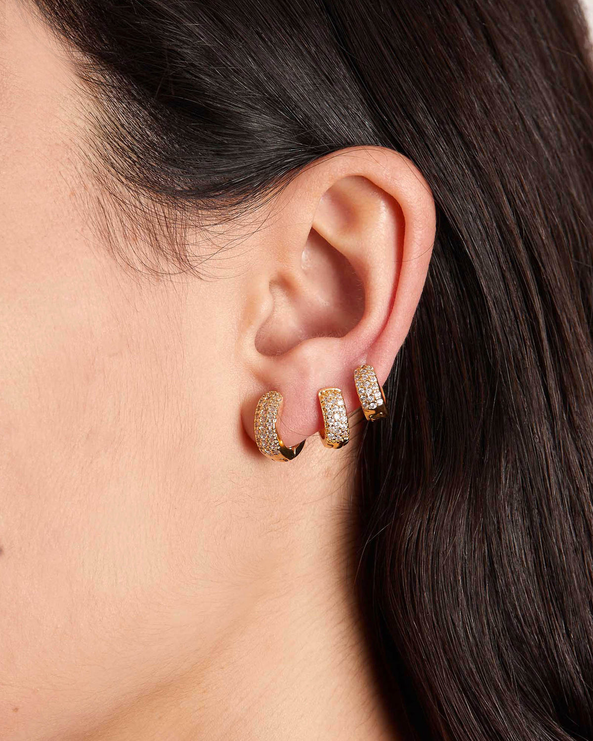 Pendientes Triple Diamonds II