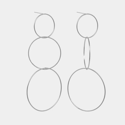 Pendientes Three Circles