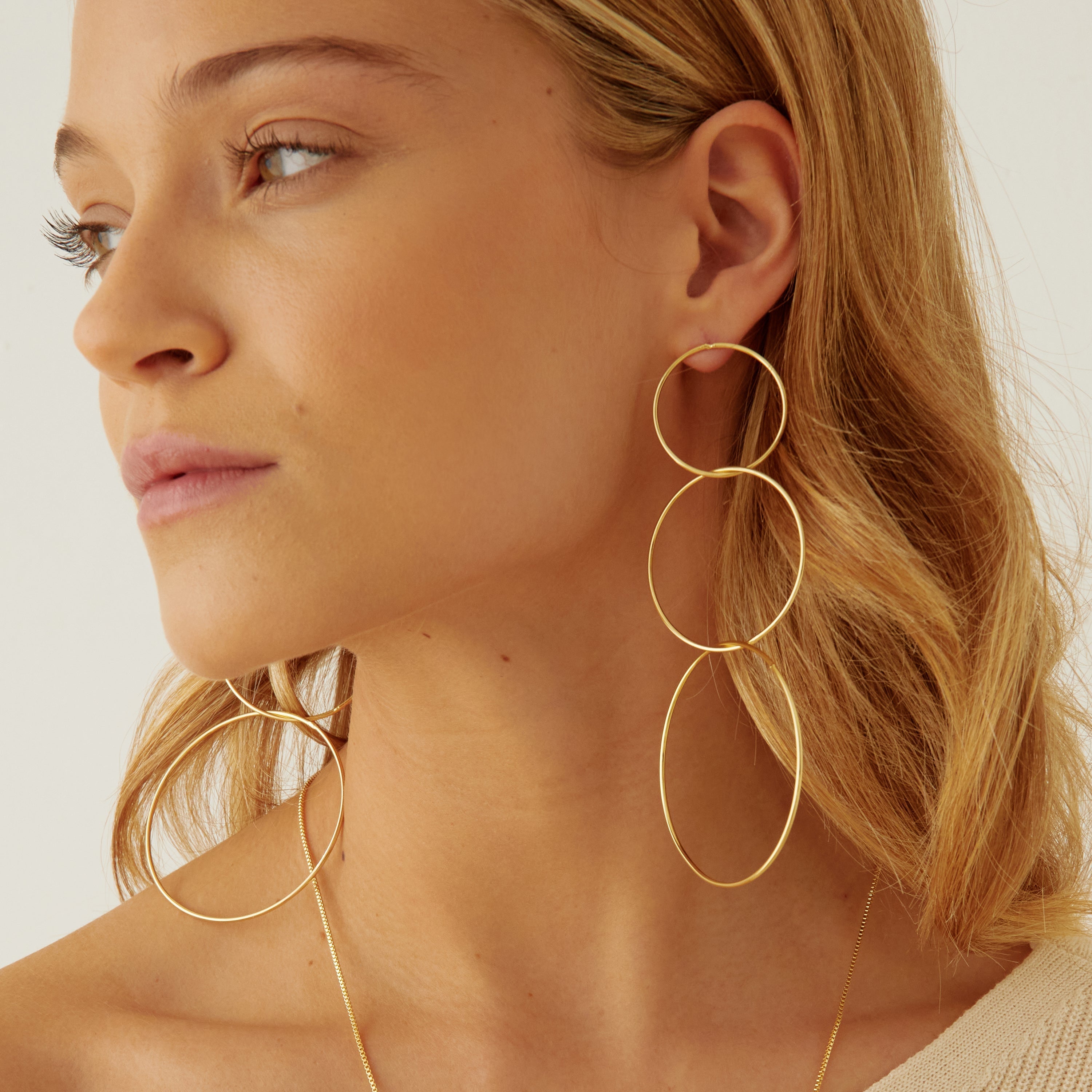 Pendientes Three Circles