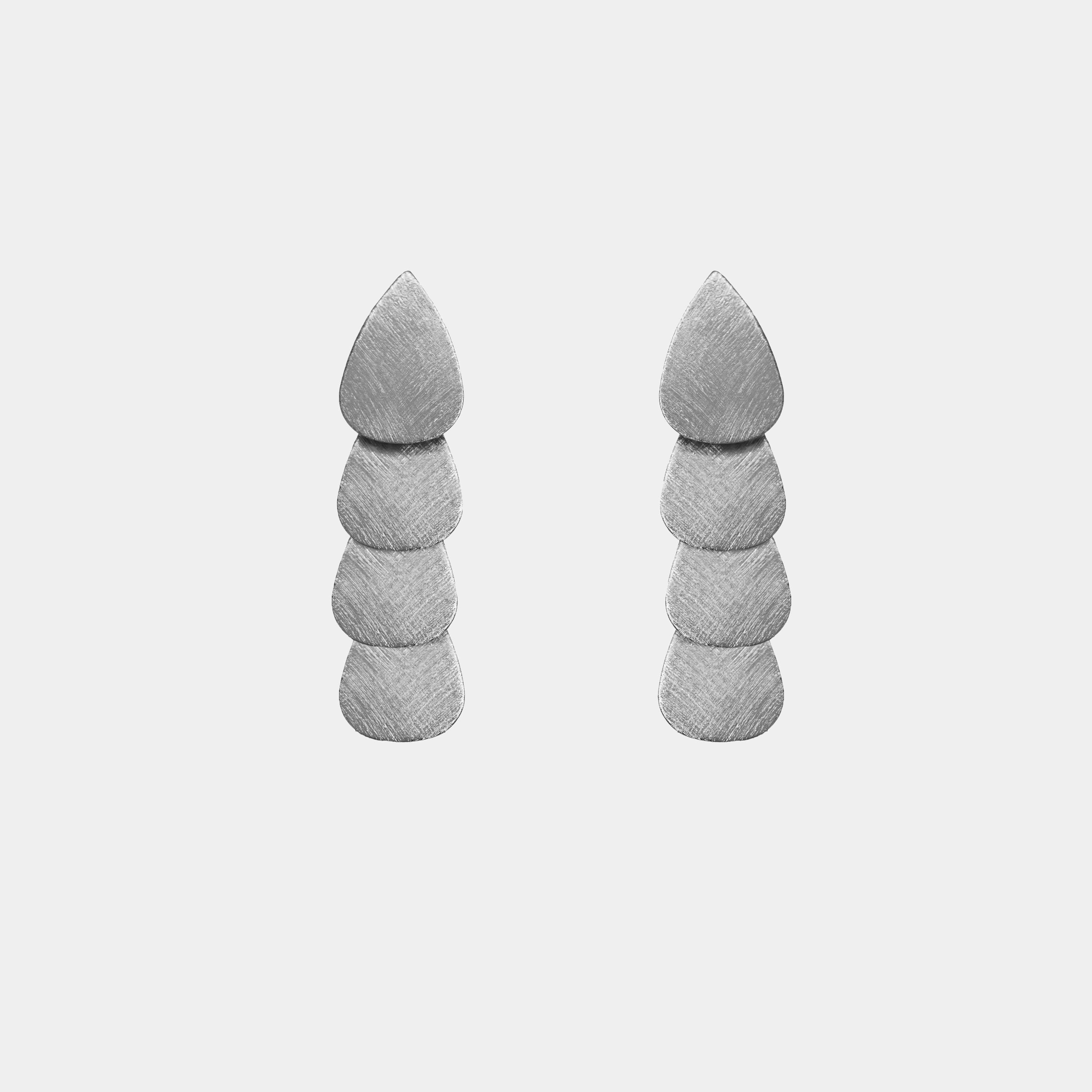 (WH) Pendientes Four Drops