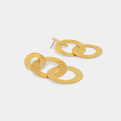 (WH) Pendientes Three Rings