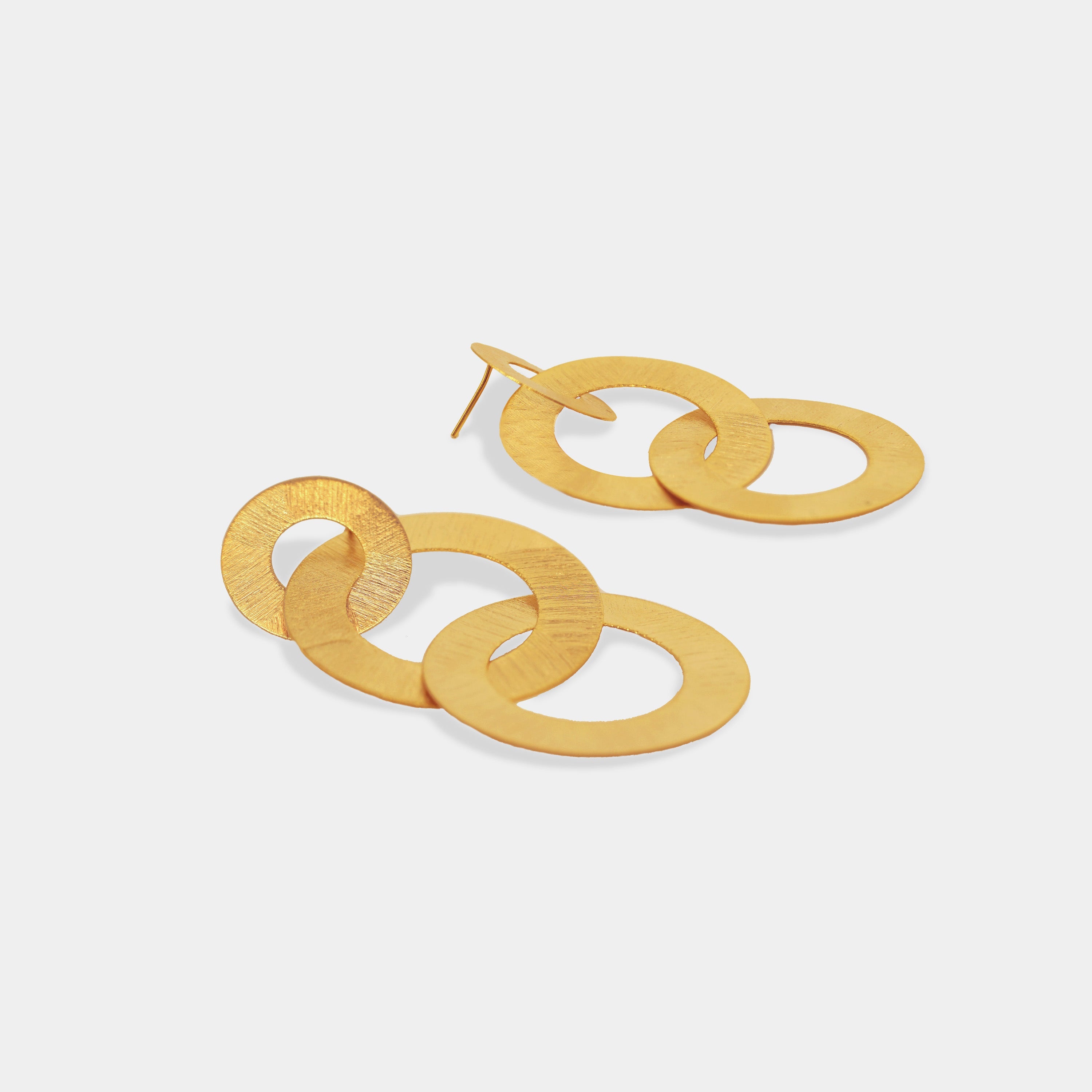 Pendientes Three Rings