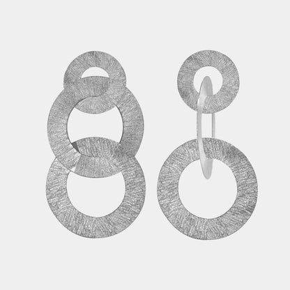Three rings earrings