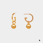 Ring Ball earrings