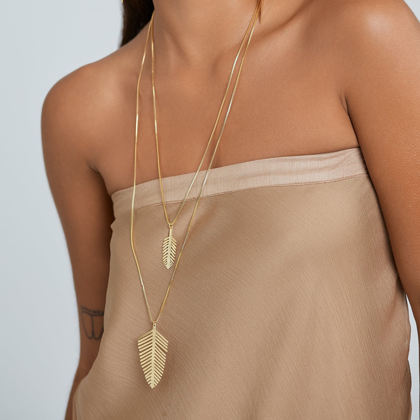 Double Fern necklace