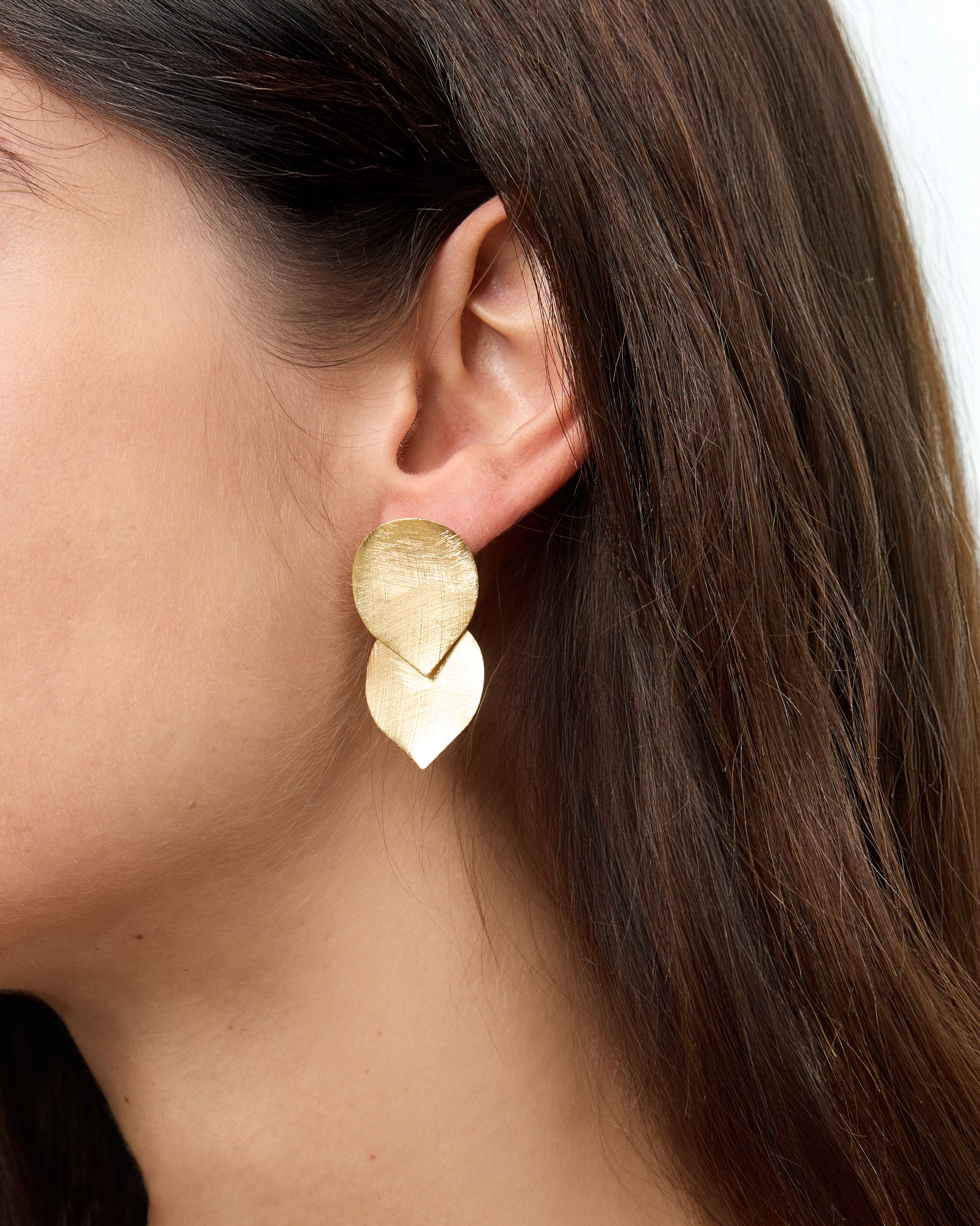 Pendientes Two Petal II (Pinza)