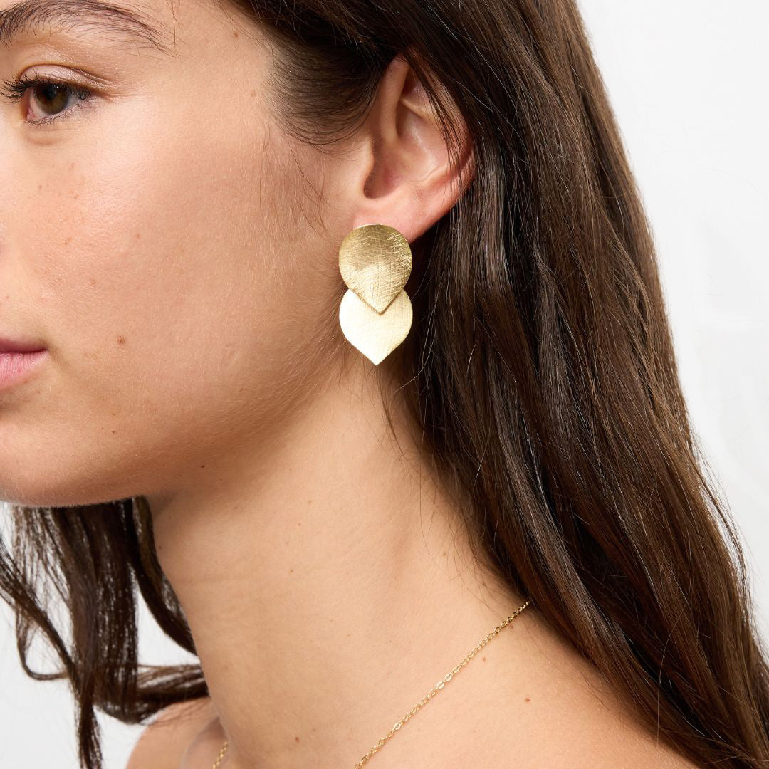 Pendientes Two Petals