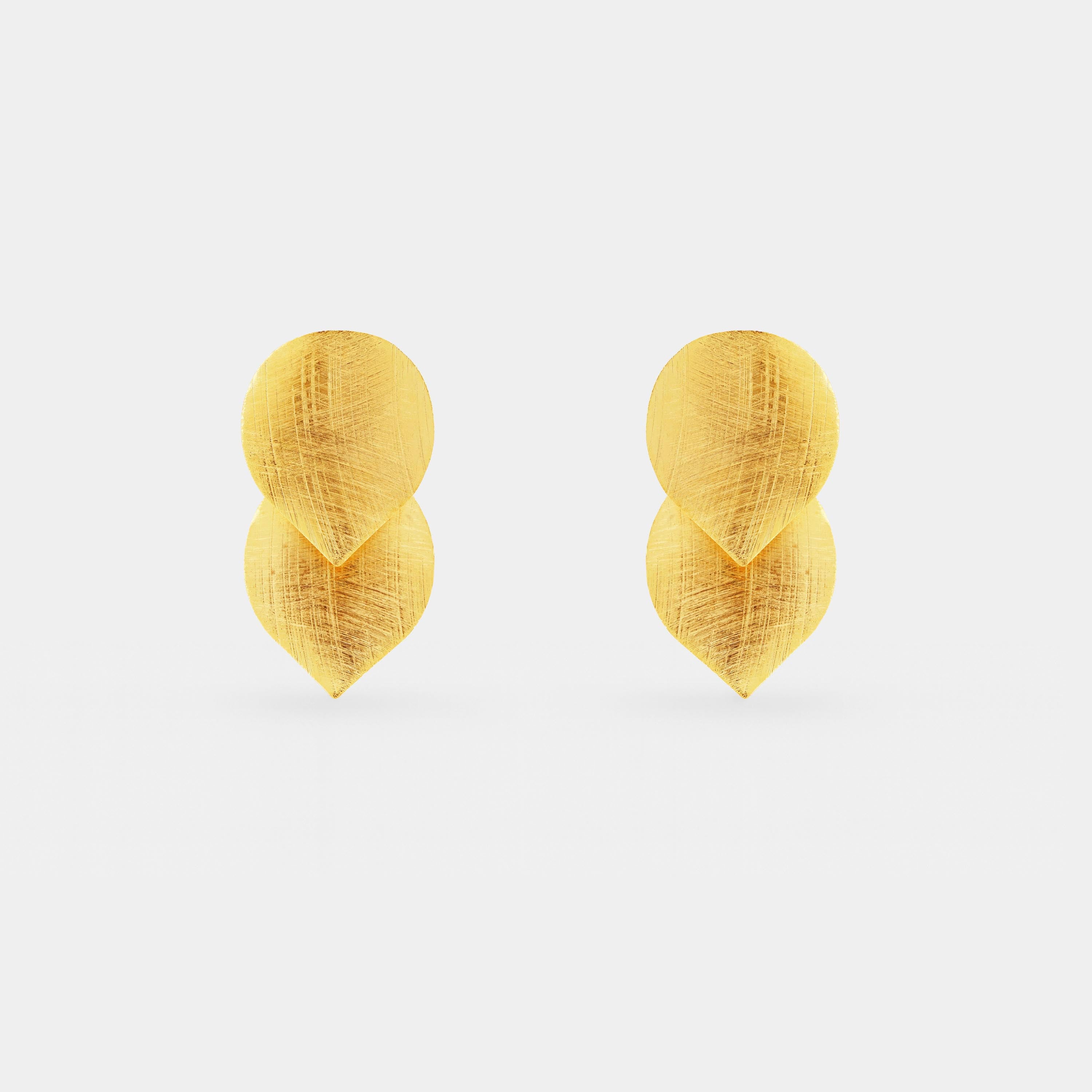Pendientes Two Petals