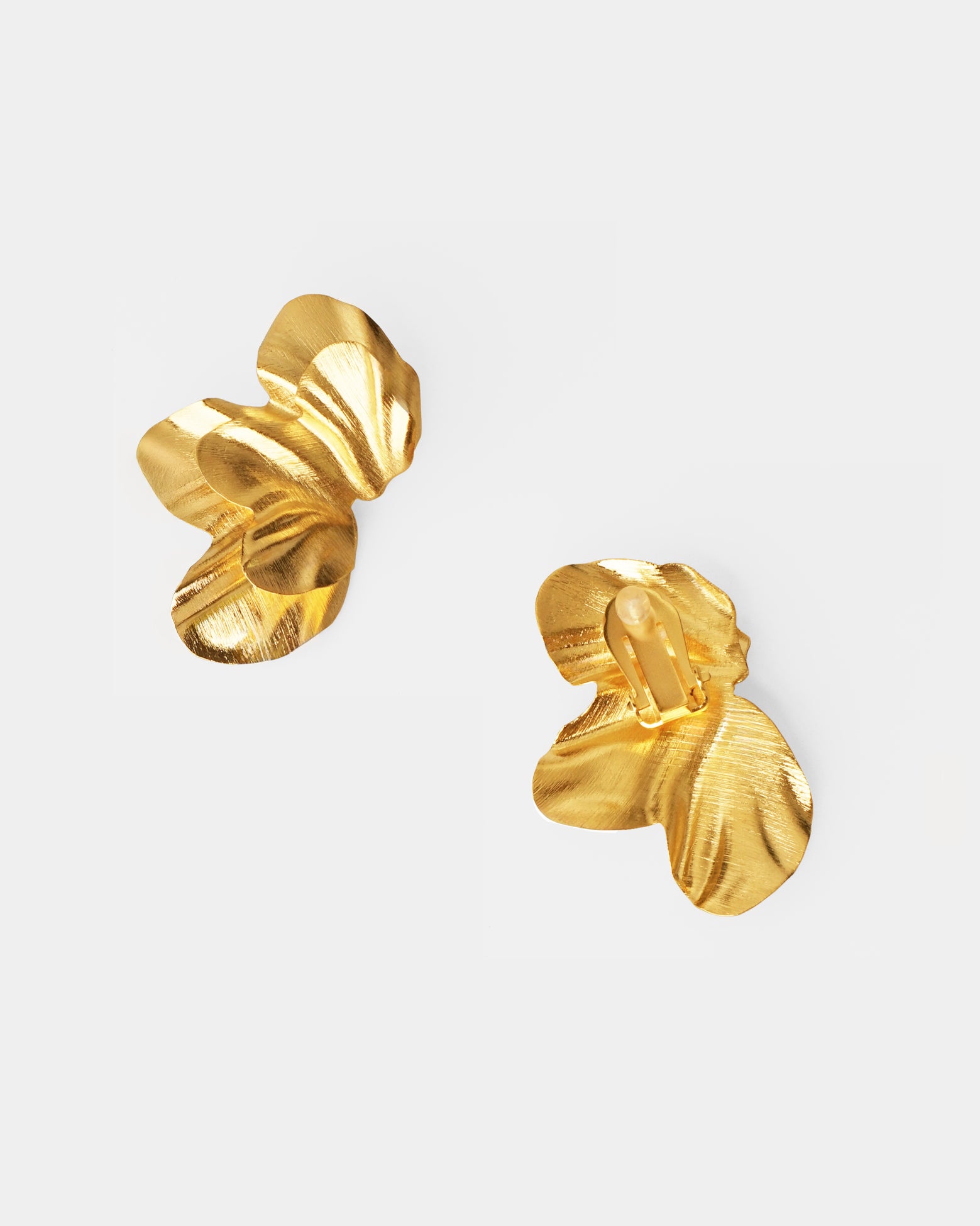 Double Half Flower earrings