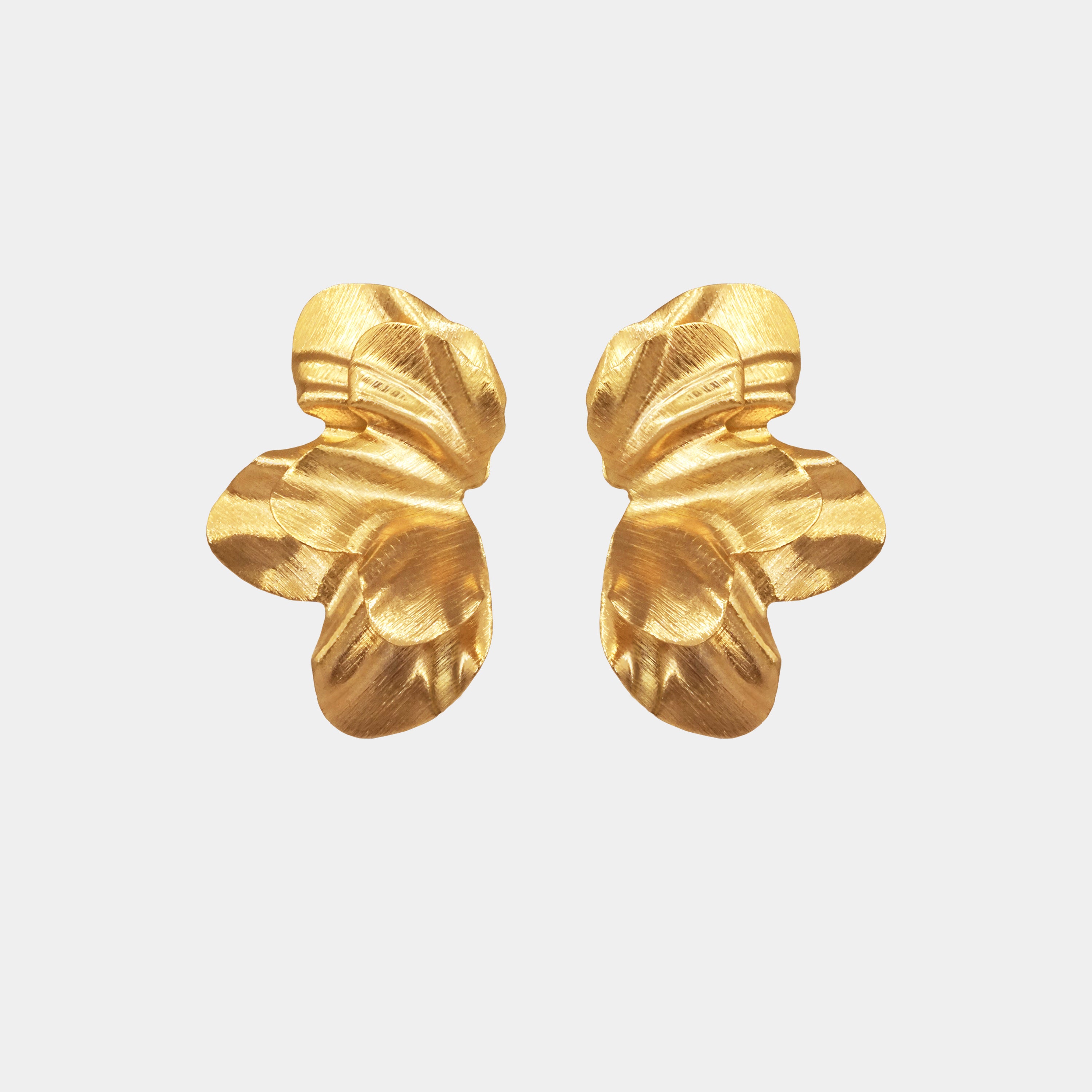 Pendientes Double Half Flower
