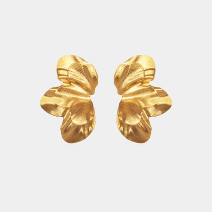 Double Half Flower earrings