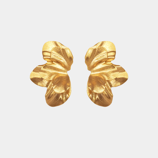Double Half Flower earrings