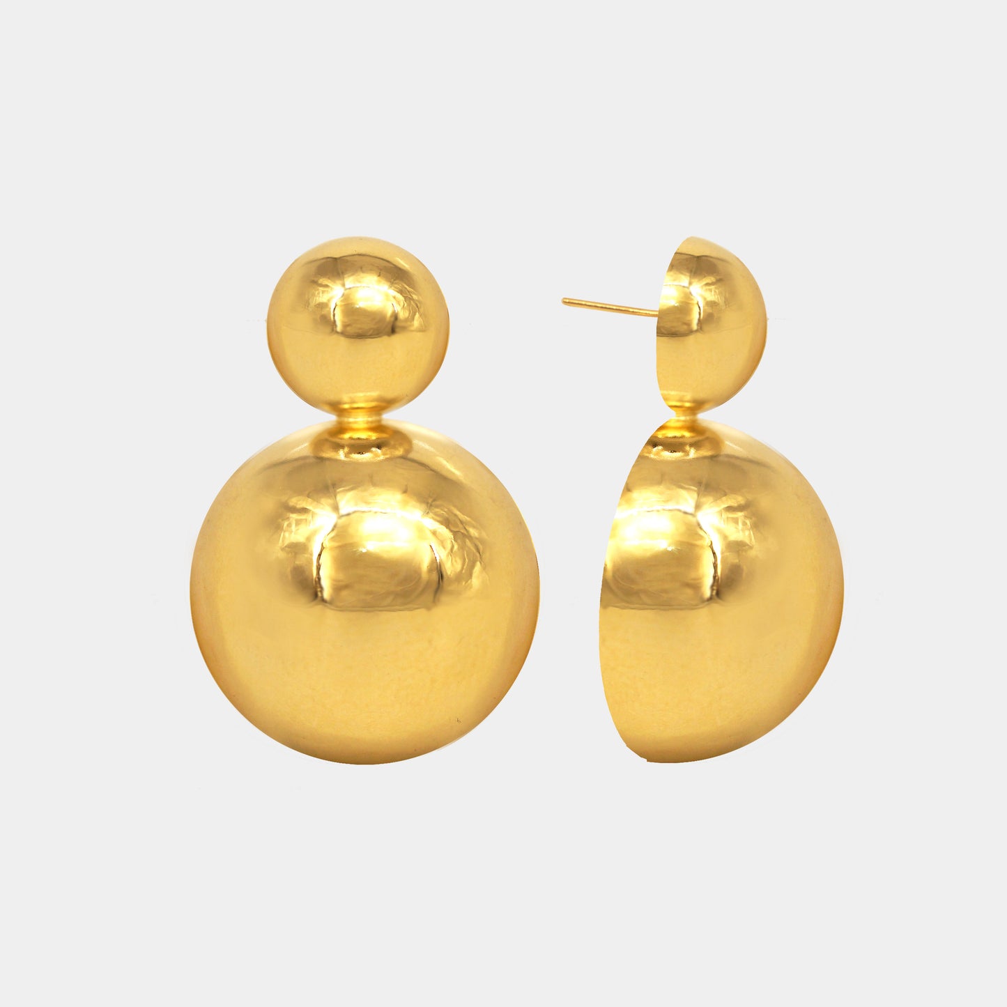 (WH) Pendientes Maxi Duo Balls