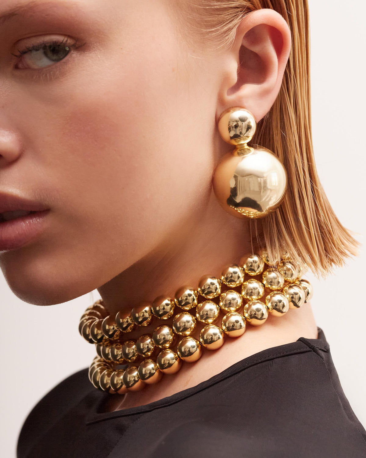 Maxi Duo Balls Earrings