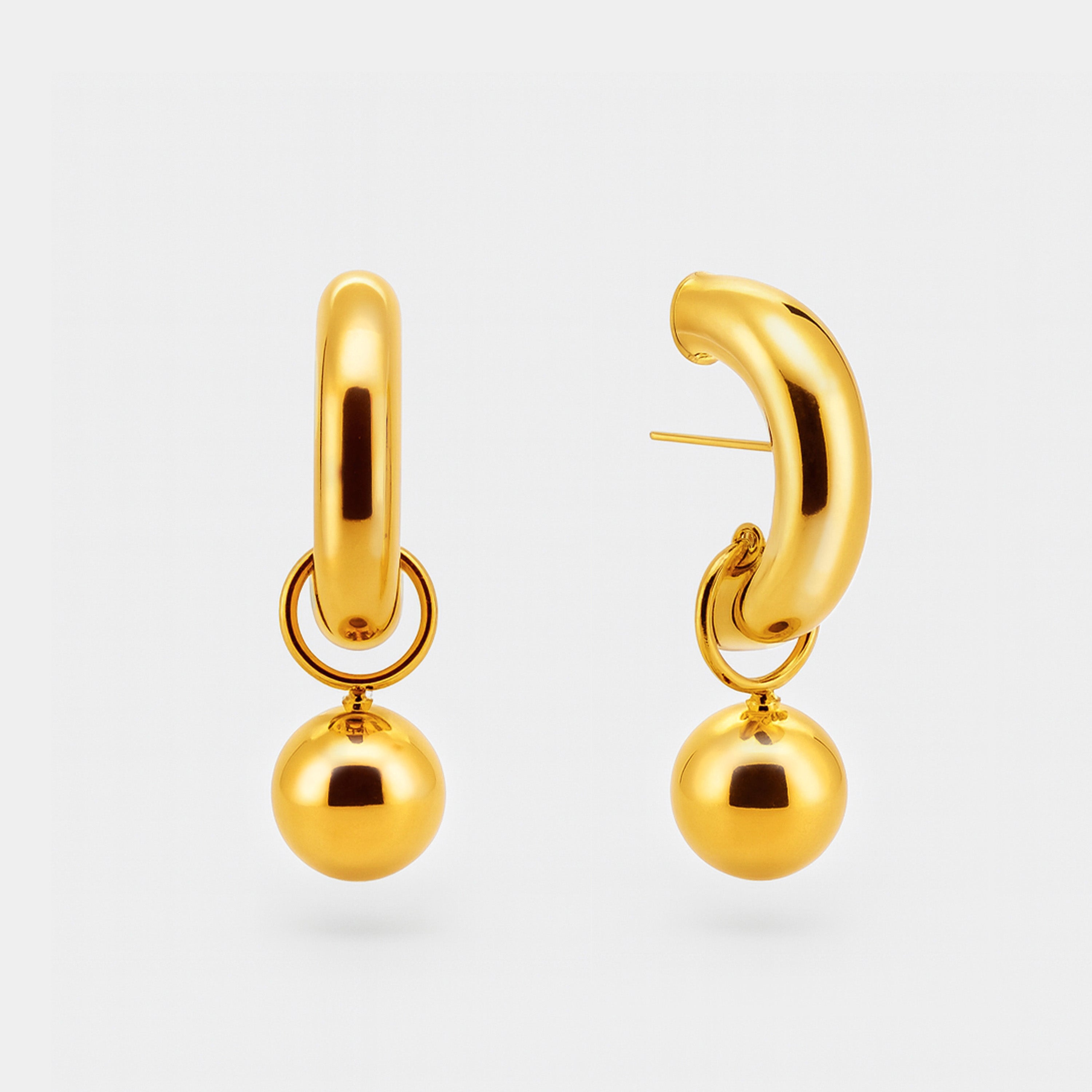 Pendientes Half Bill & Ball