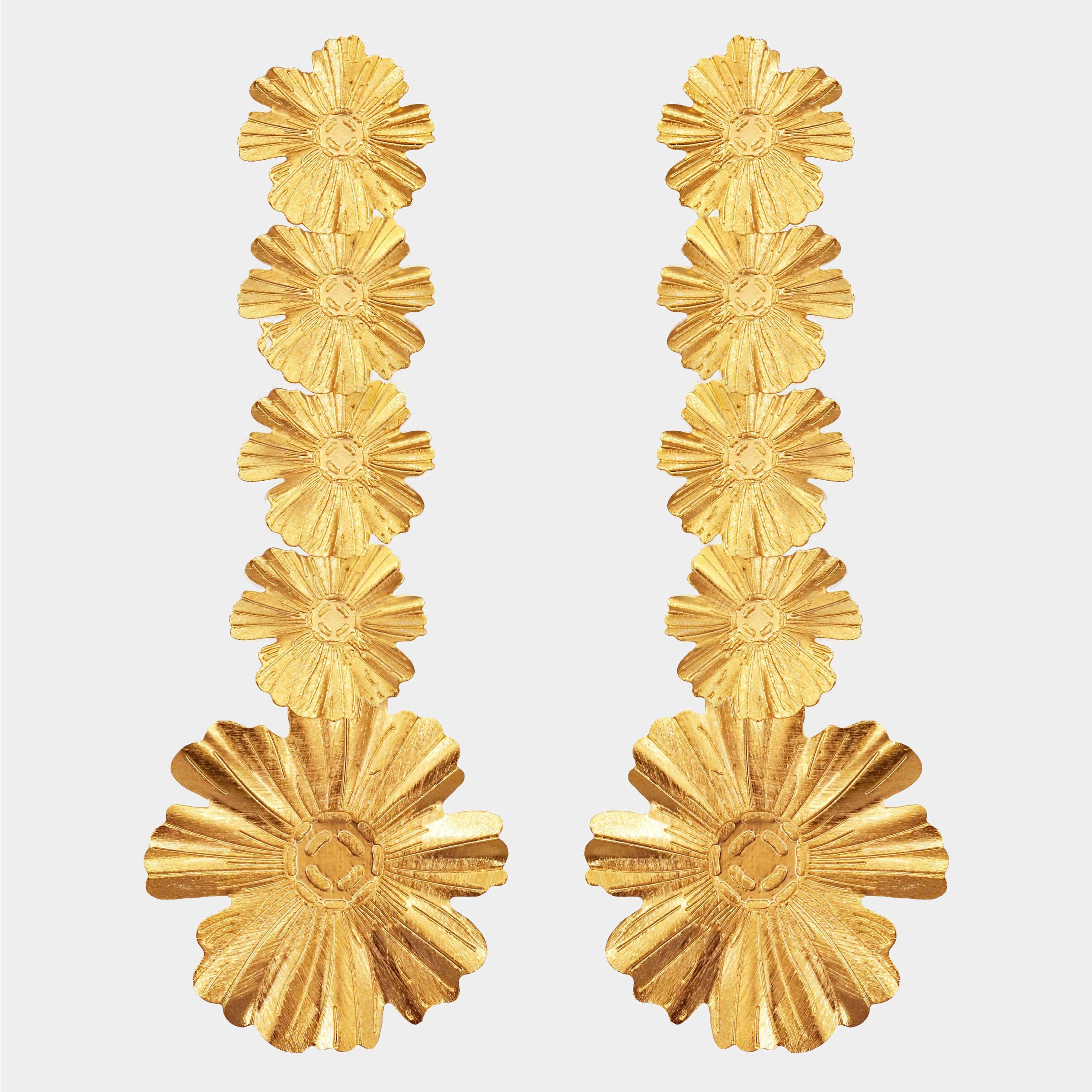 Pendientes Long Sunflower