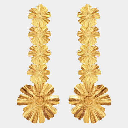 Pendientes Long Sunflower