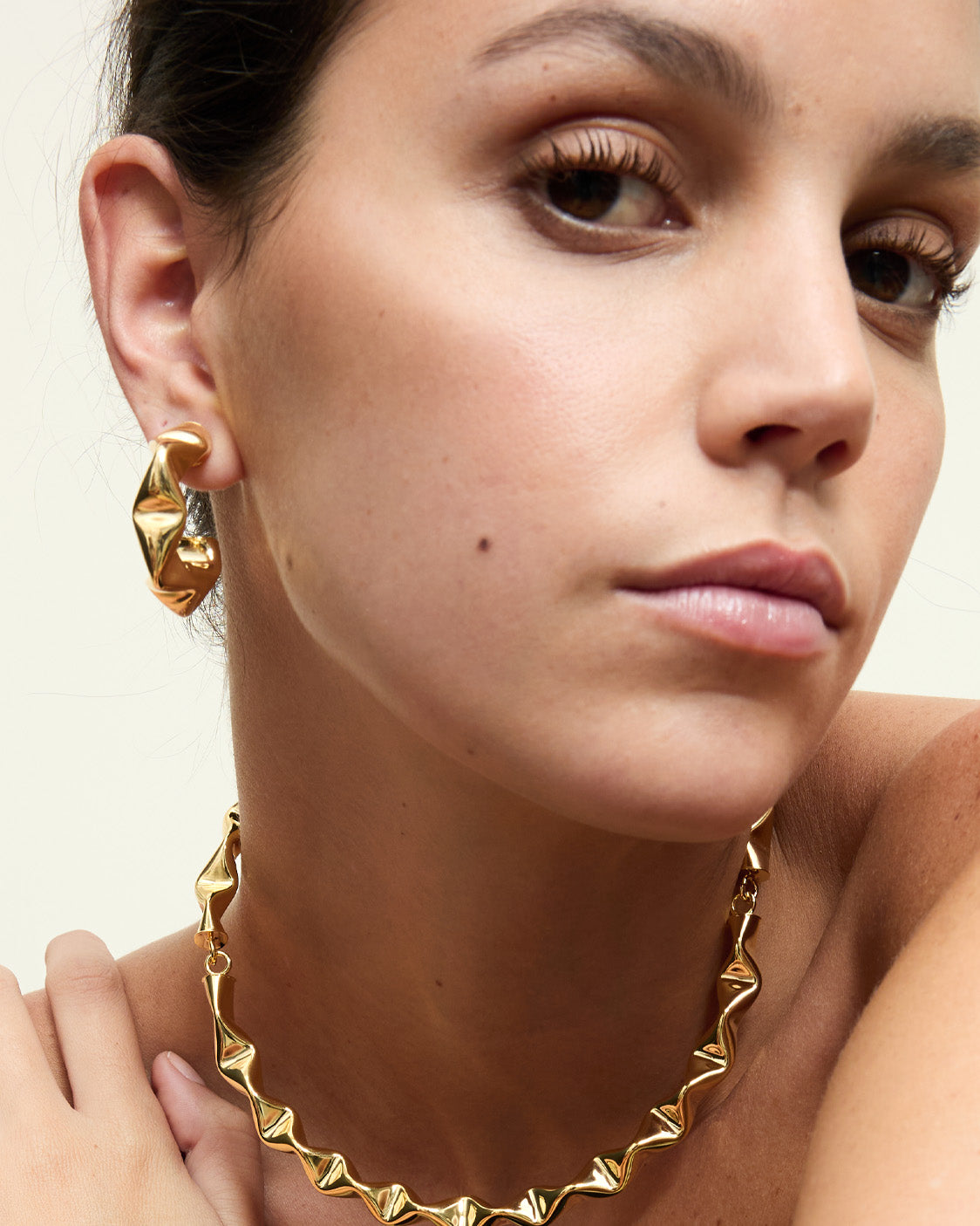 Pendientes Small Twisted - NUNU BARCELONA